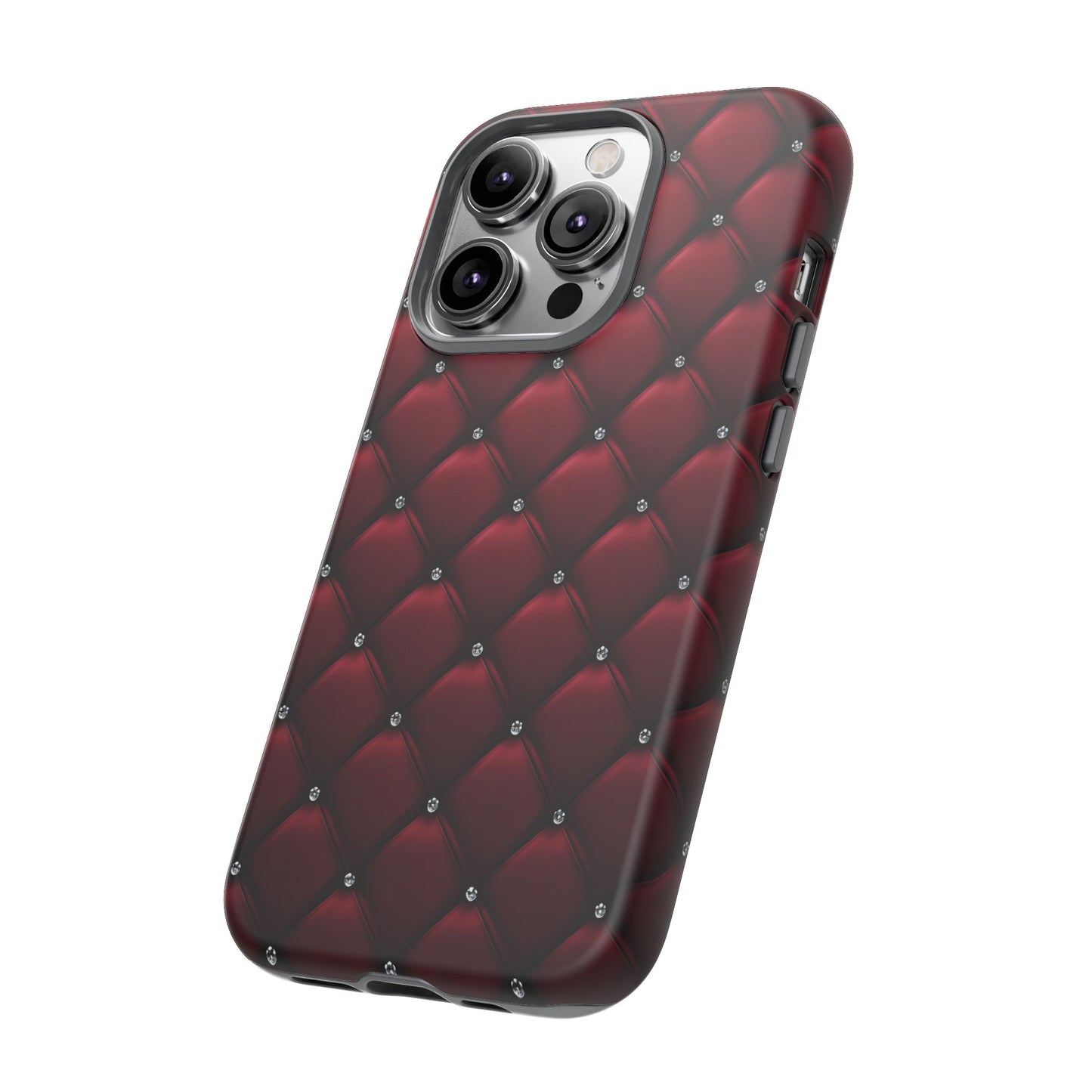 Luxurious Red Leather Phone Case – Stylish Protection for Your Device
