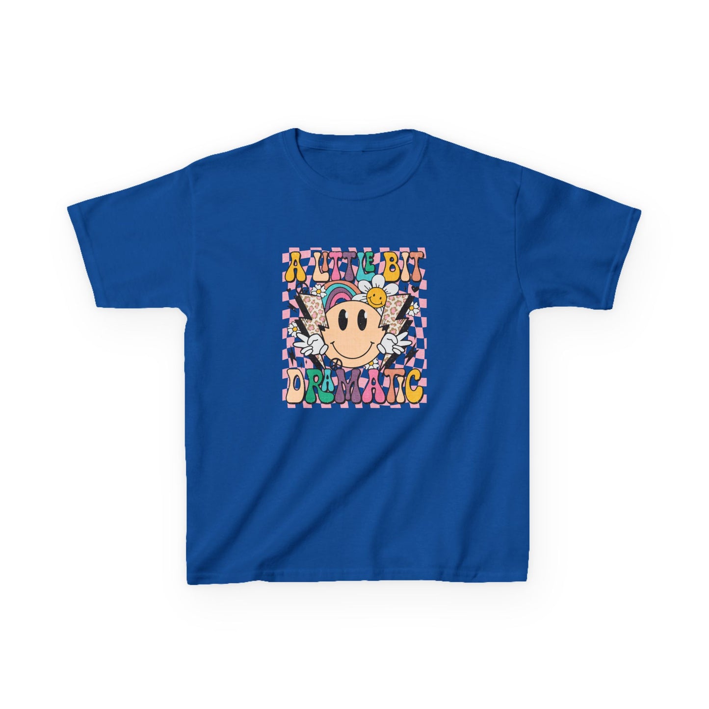 Kids 'A Little Bit Dramatic' Tee - Fun Cotton T-Shirt for Playful Kids