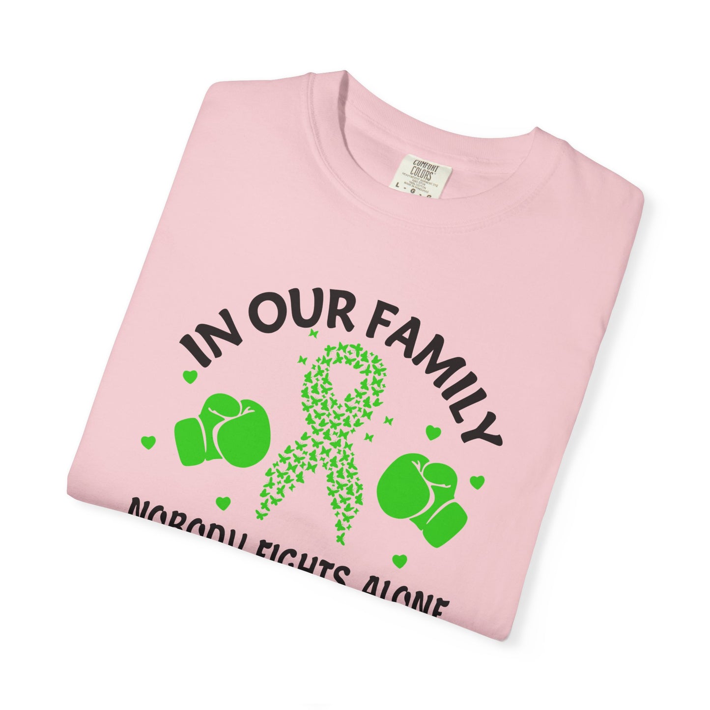 Lymphoma Awareness T-shirt, Family Support Shirt, Cancer Awareness Top, Gift for Fighters, Unisex Casual Tee