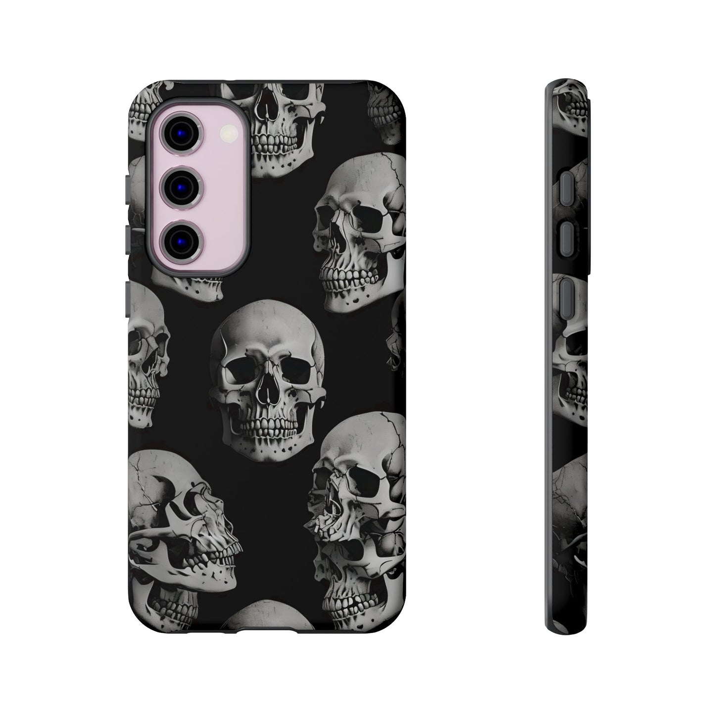 Skull Print Phone Case - Tough Cases for Bold Style