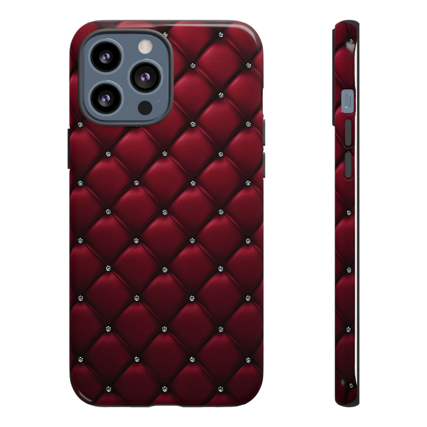 Luxurious Red Leather Phone Case – Stylish Protection for Your Device