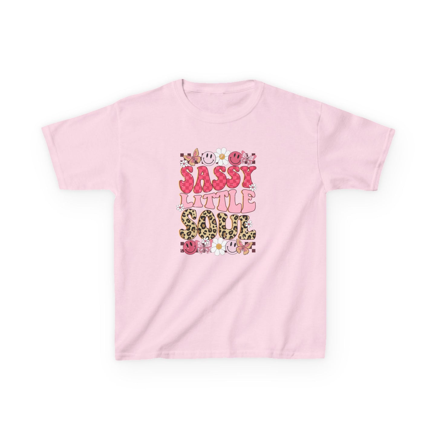 Sassy Little Soul Kids Tee - Fun & Trendy Heavy Cotton Shirt for Children