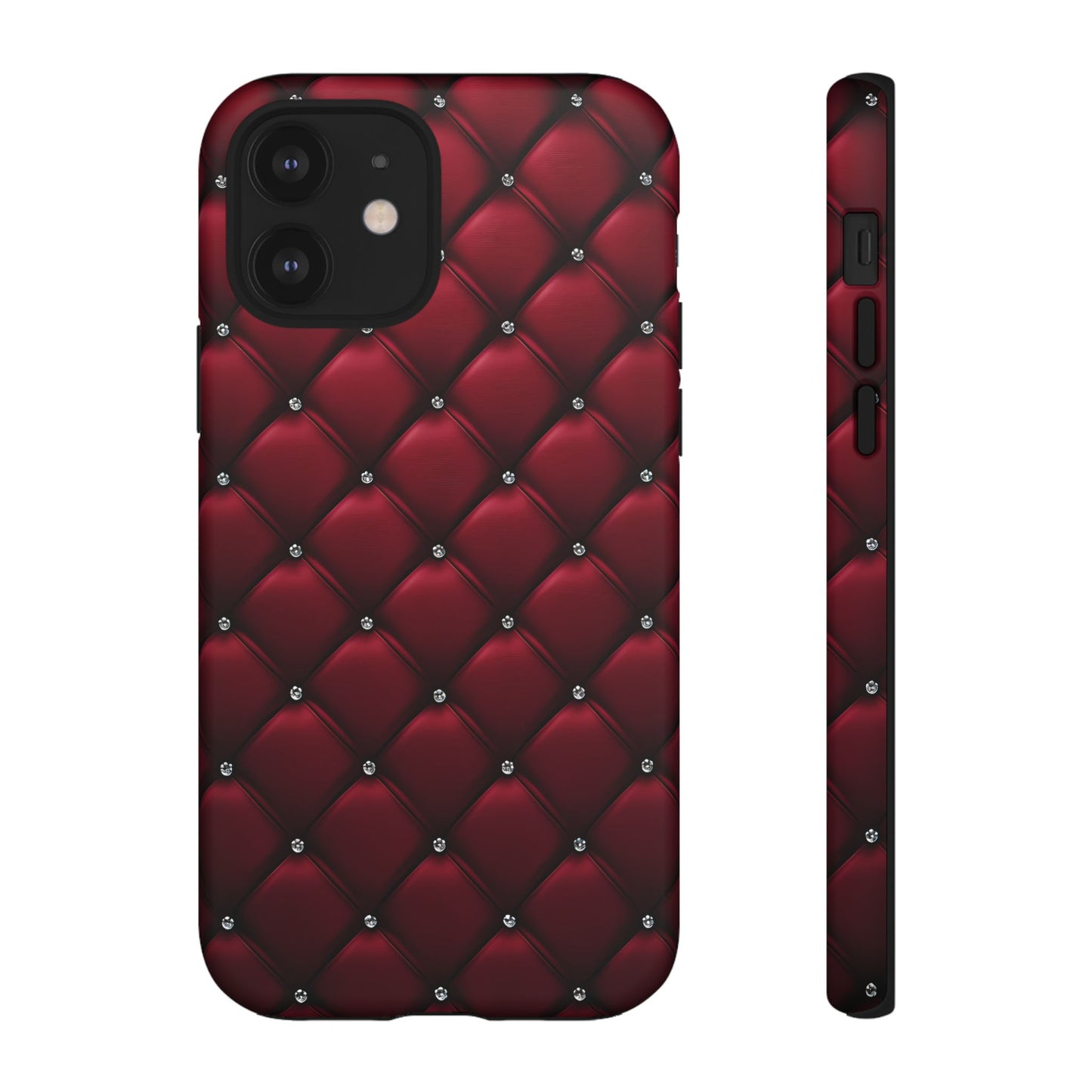 Luxurious Red Leather Phone Case – Stylish Protection for Your Device