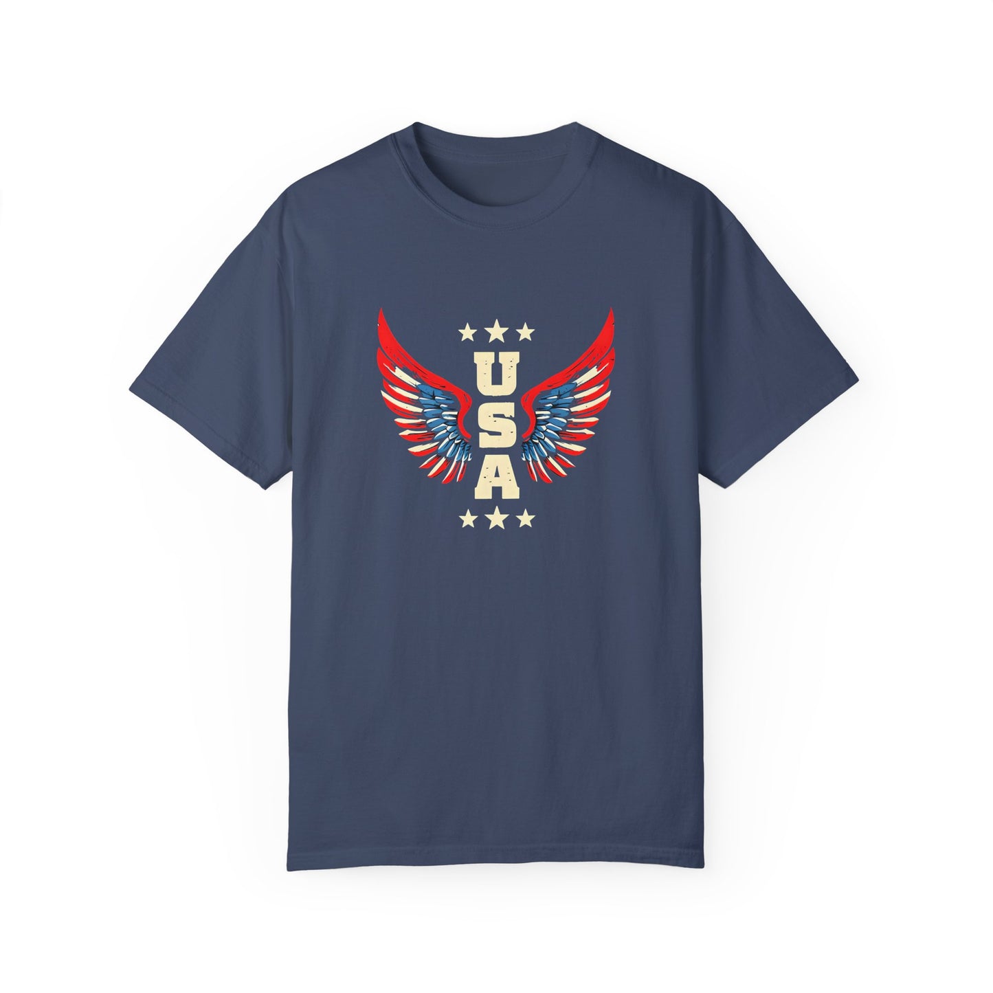 Patriotic Eagle Wings T-Shirt for USA Lovers
