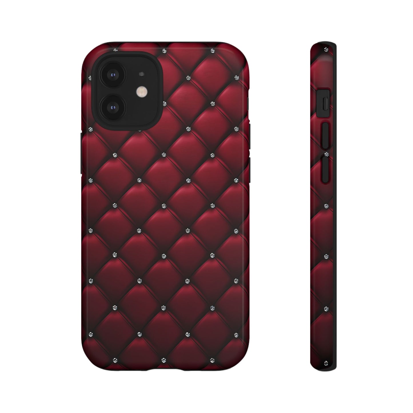 Luxurious Red Leather Phone Case – Stylish Protection for Your Device