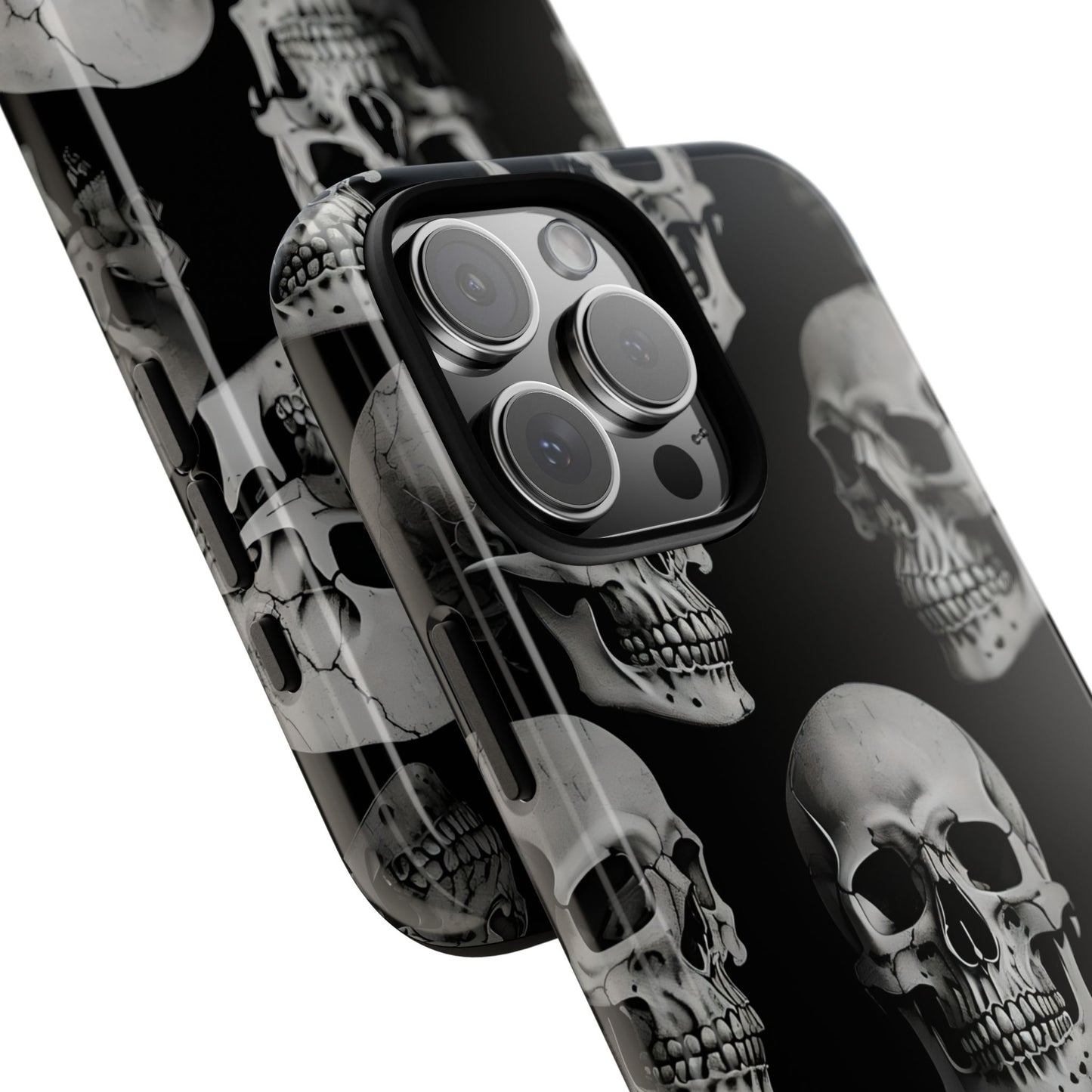 Skull Print Phone Case - Tough Cases for Bold Style