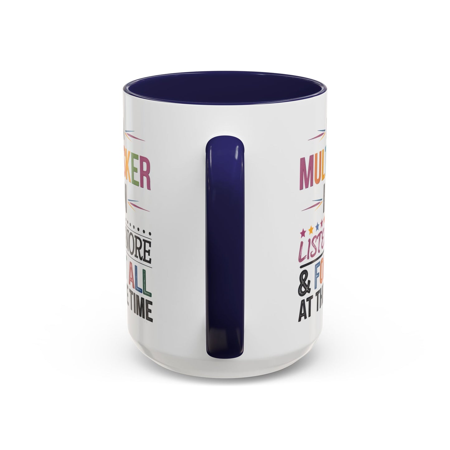 Multitasker Coffee 15oz Mug - Fun Accent Mug for Busy Beverages