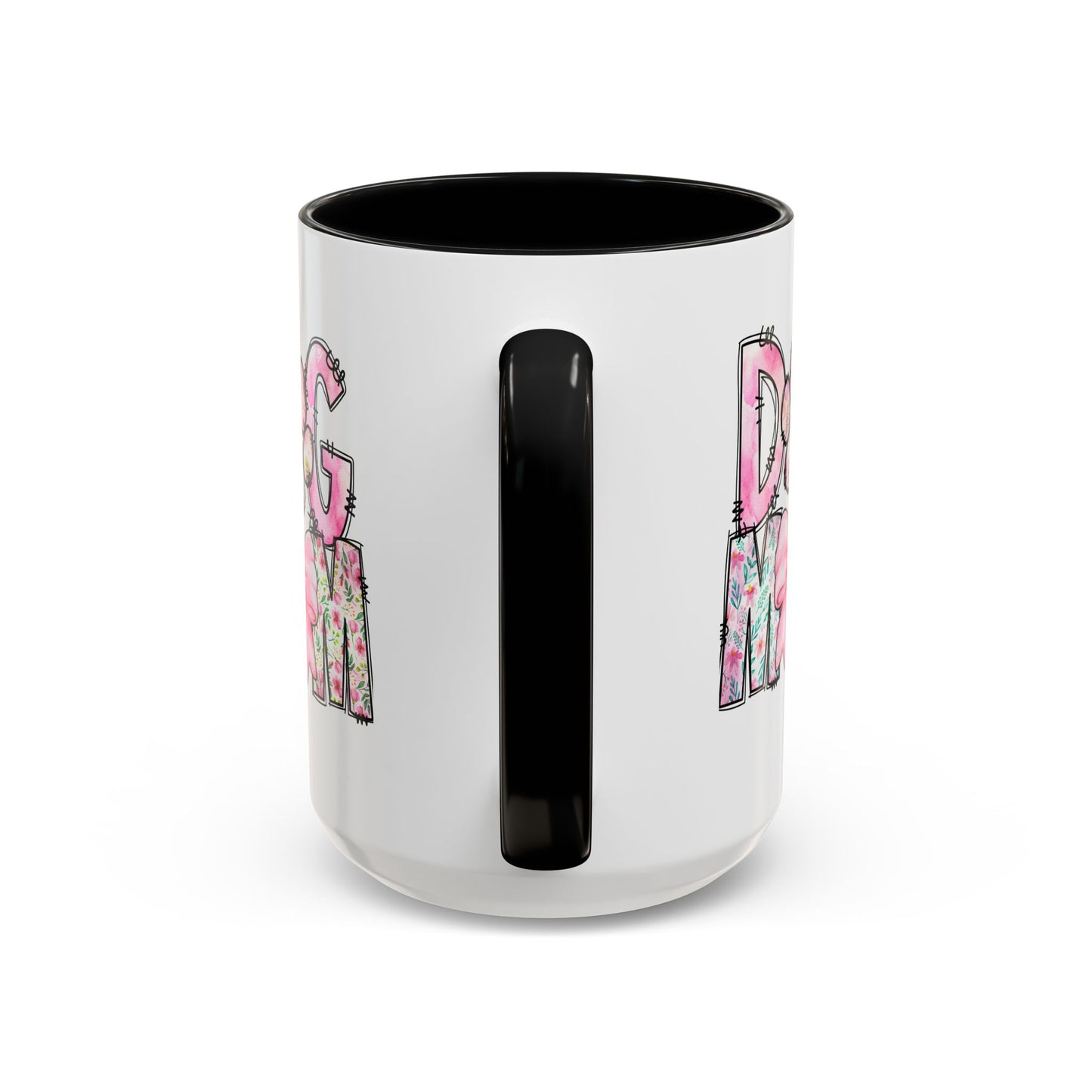 Dog Mom Accent 15oz Coffee Mug - Perfect Gift for Pet Lovers