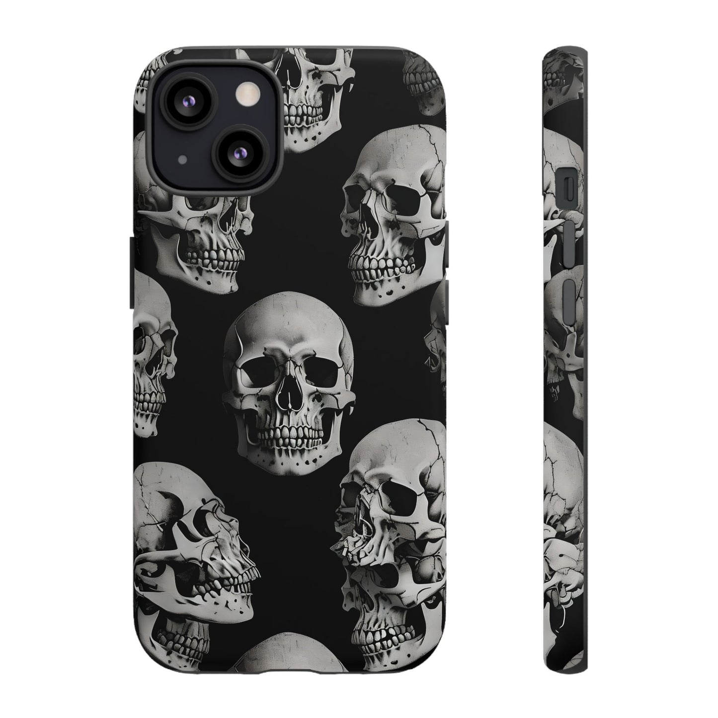 Skull Print Phone Case - Tough Cases for Bold Style