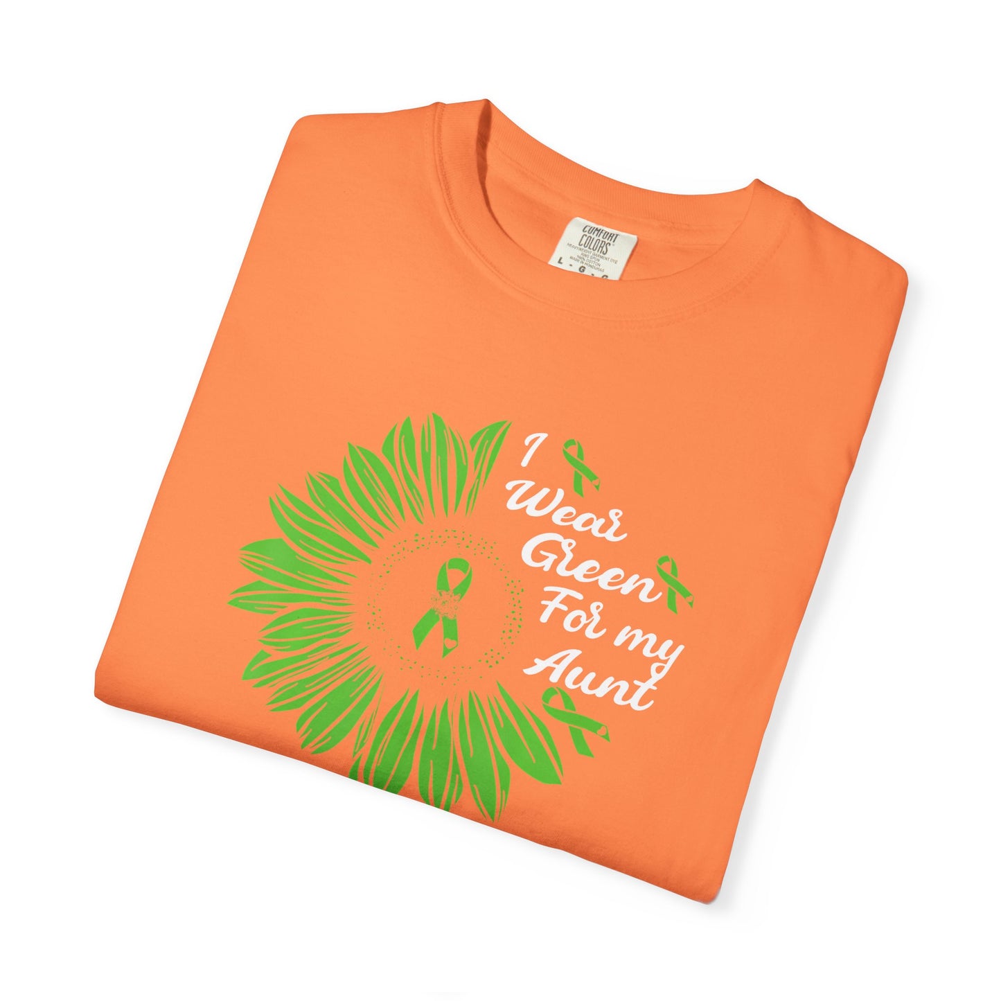 Unisex Garment-Dyed T-shirt for Aunts | I Wore Green For My Aunt | Gifts for Aunts, Family Reunion, Birthday Tee, Unique Aunt Shirt, [...]