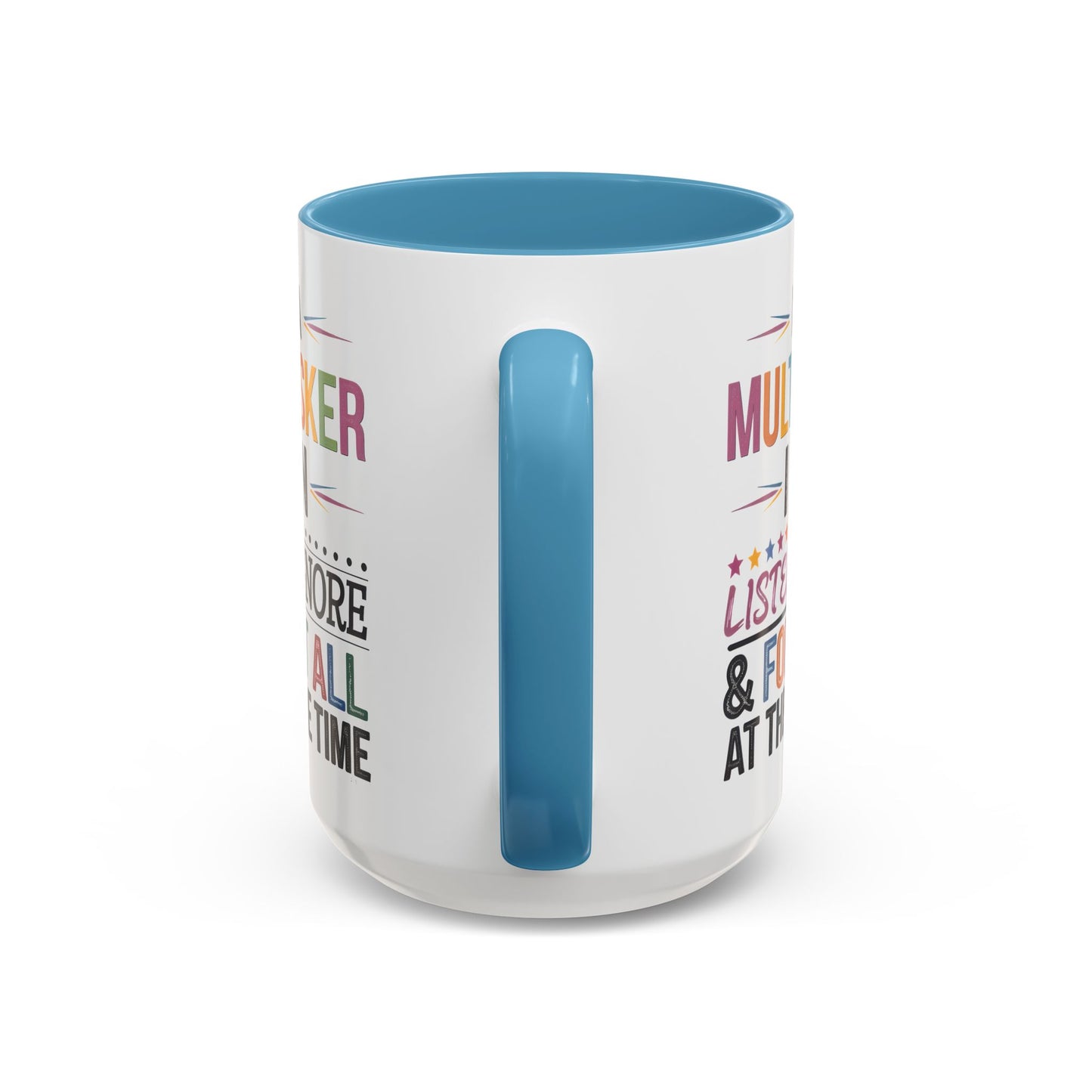 Multitasker Coffee 15oz Mug - Fun Accent Mug for Busy Beverages