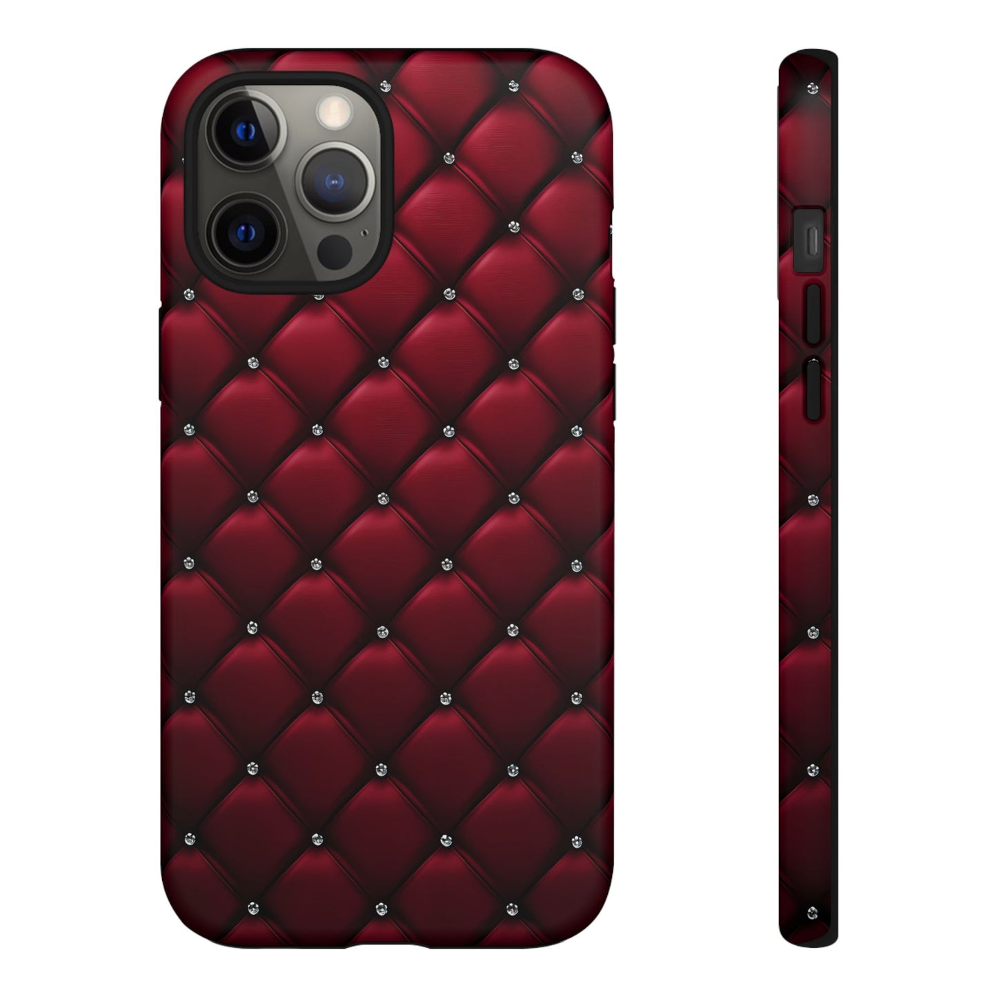 Luxurious Red Leather Phone Case – Stylish Protection for Your Device