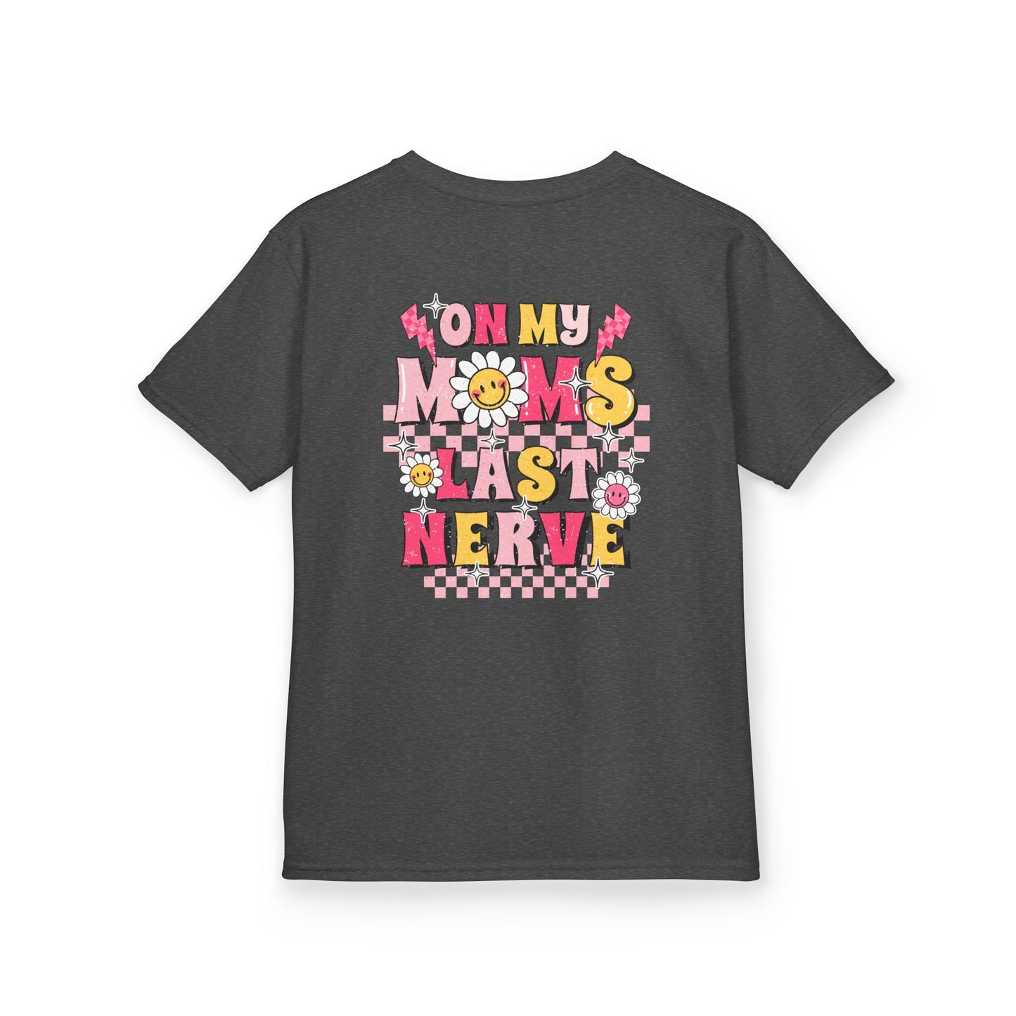 Kids Heavy Cotton™ Tee - 'On My Mom's Last Nerve' Graphic T-Shirt