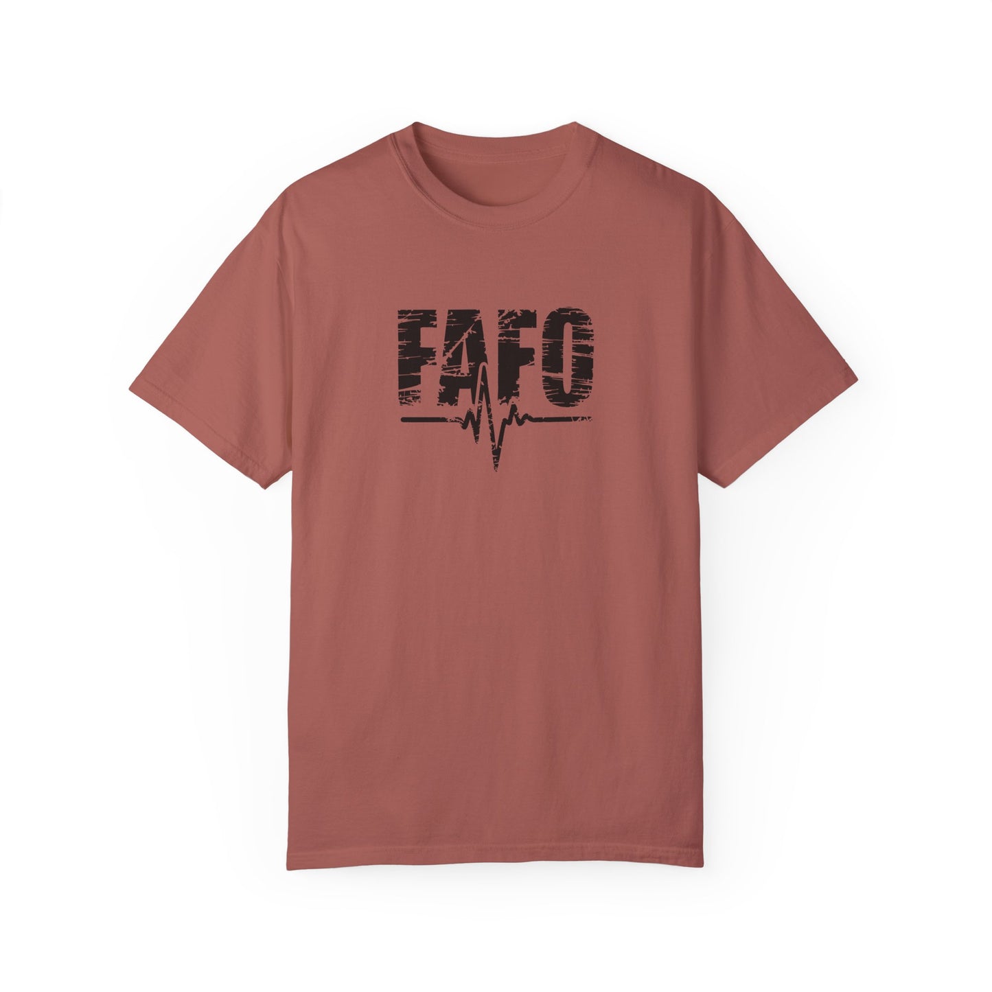 Unisex Garment-Dyed T-Shirt – "FAFO" Graphic Tee for Casual Vibes