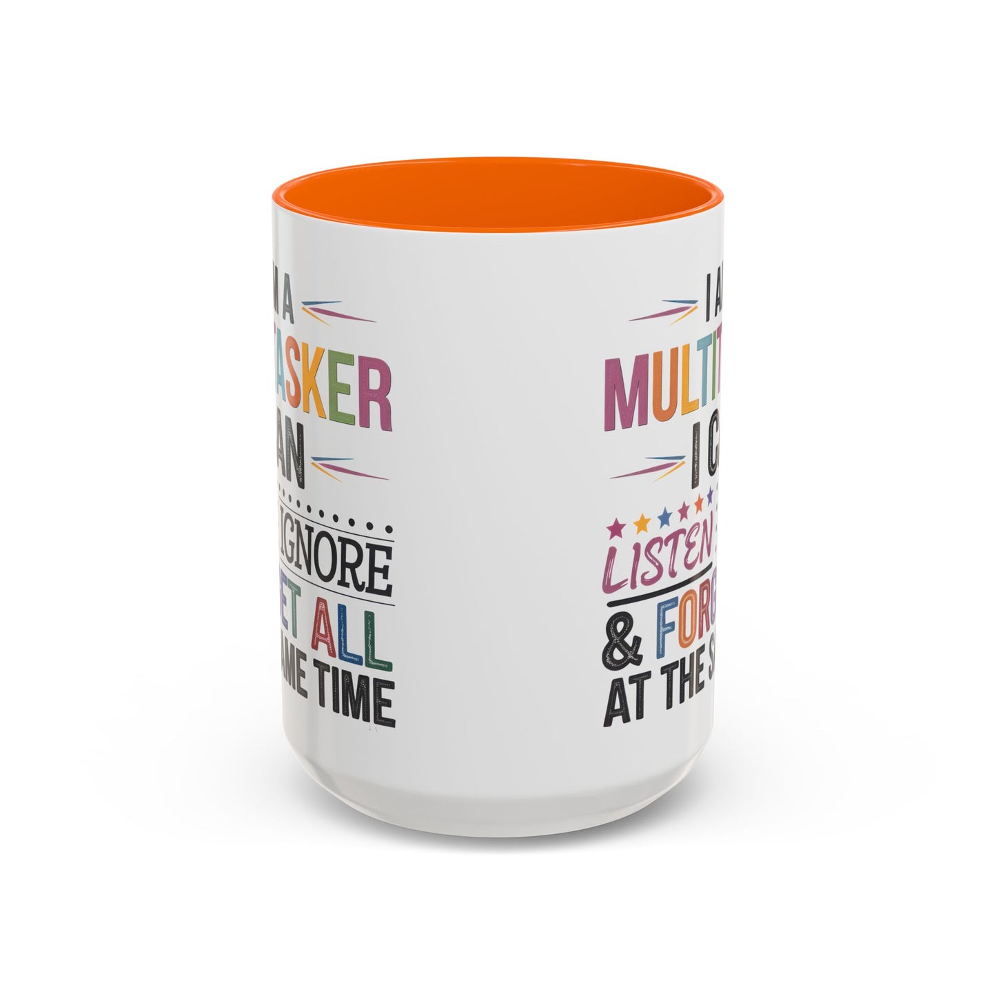 Multitasker Coffee 15oz Mug - Fun Accent Mug for Busy Beverages