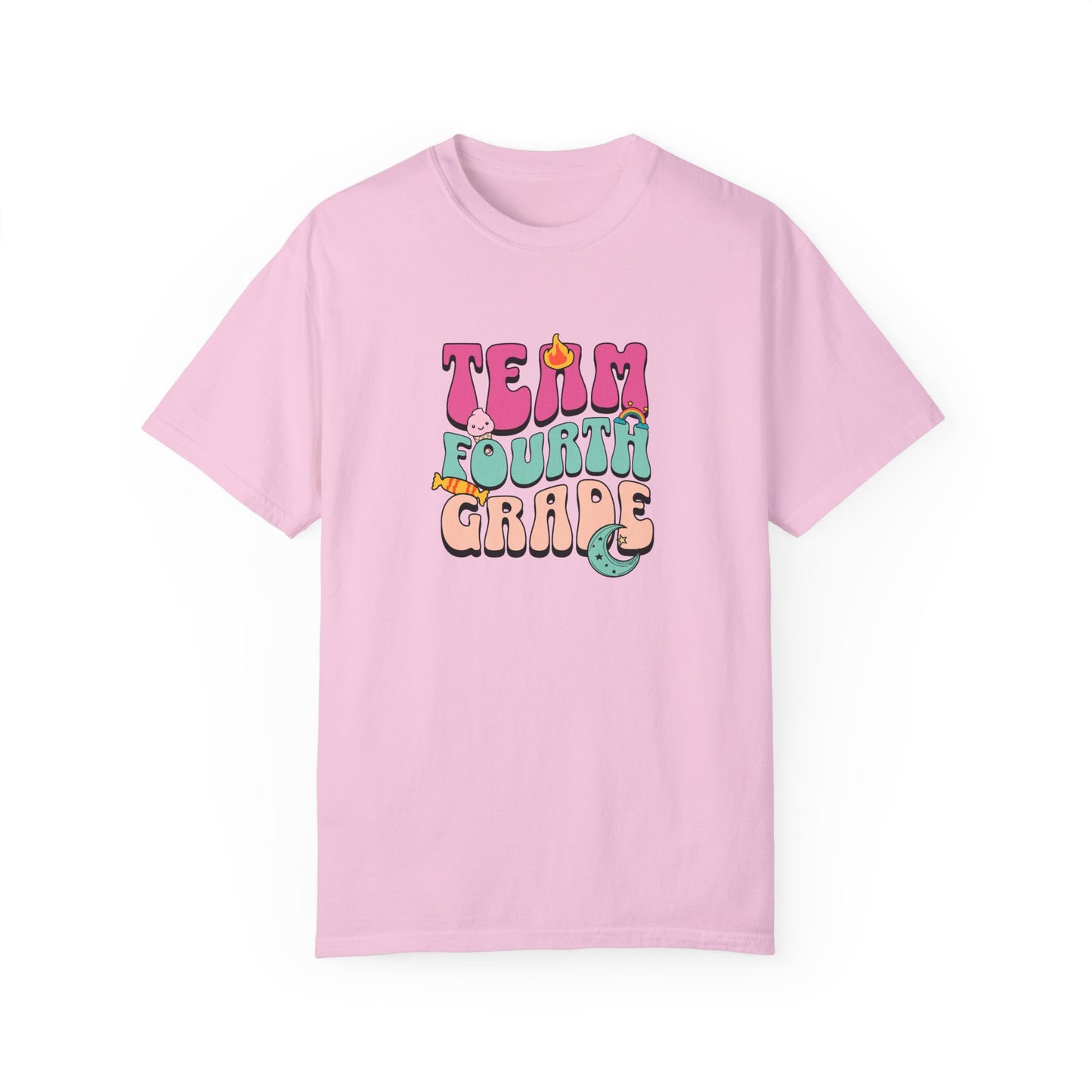 PERSONALIZED! Team Fourth Grade T-Shirt | Unisex Garment-Dyed Tee for Kids