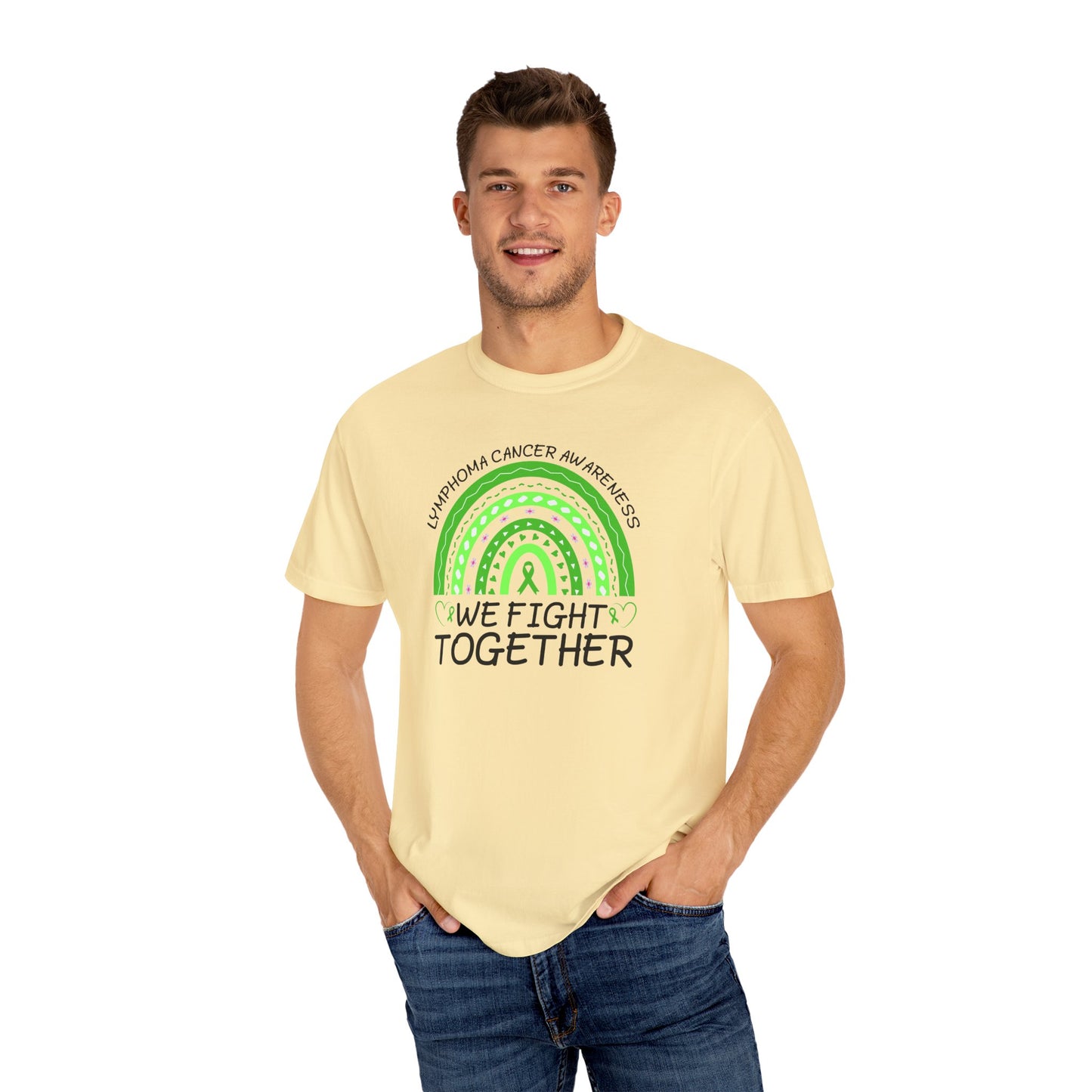 Lymphoma Awareness T-Shirt, We Fight Together Tee, Unisex Garment-Dyed T-Shirt, Cancer Support Shirt, Awareness Apparel, Gift for [...]