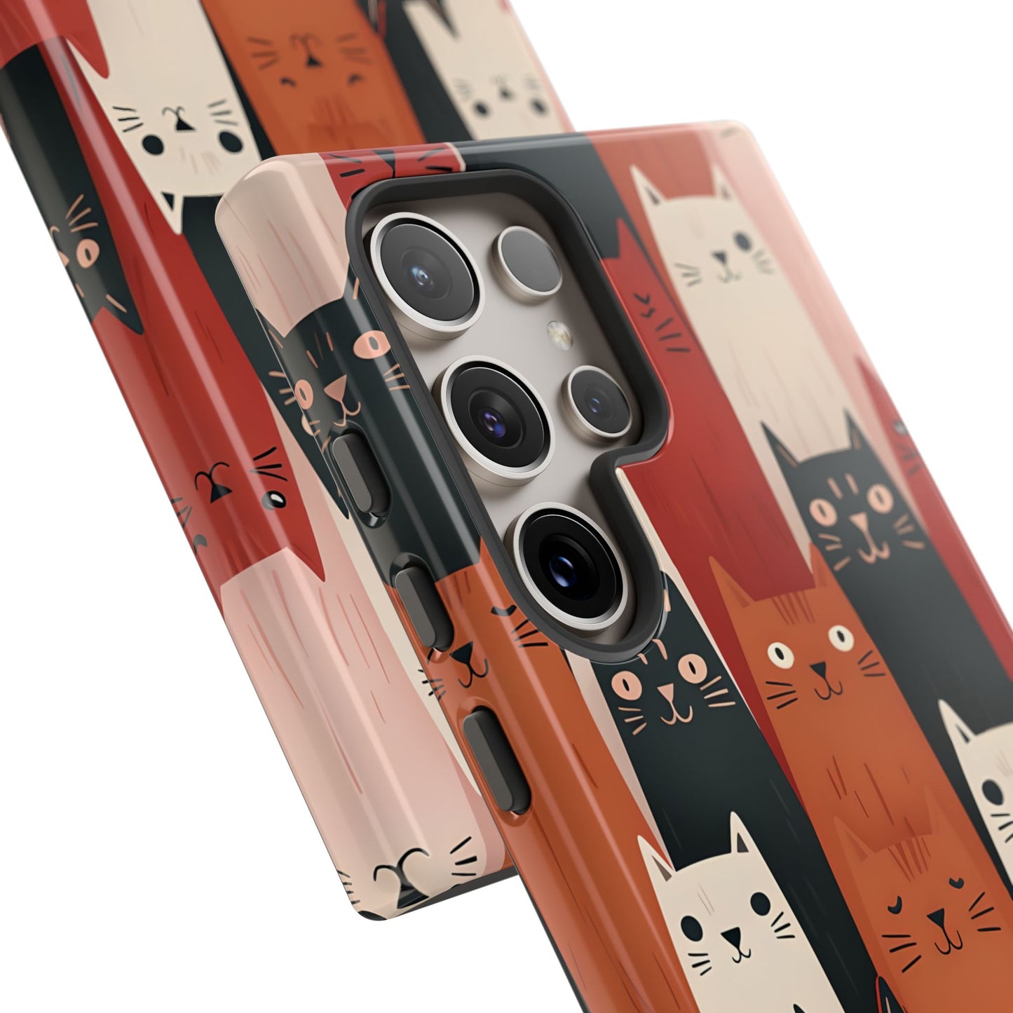 Playful Cat Phone Case - Tough & Stylish Purrfect for Cat Lovers