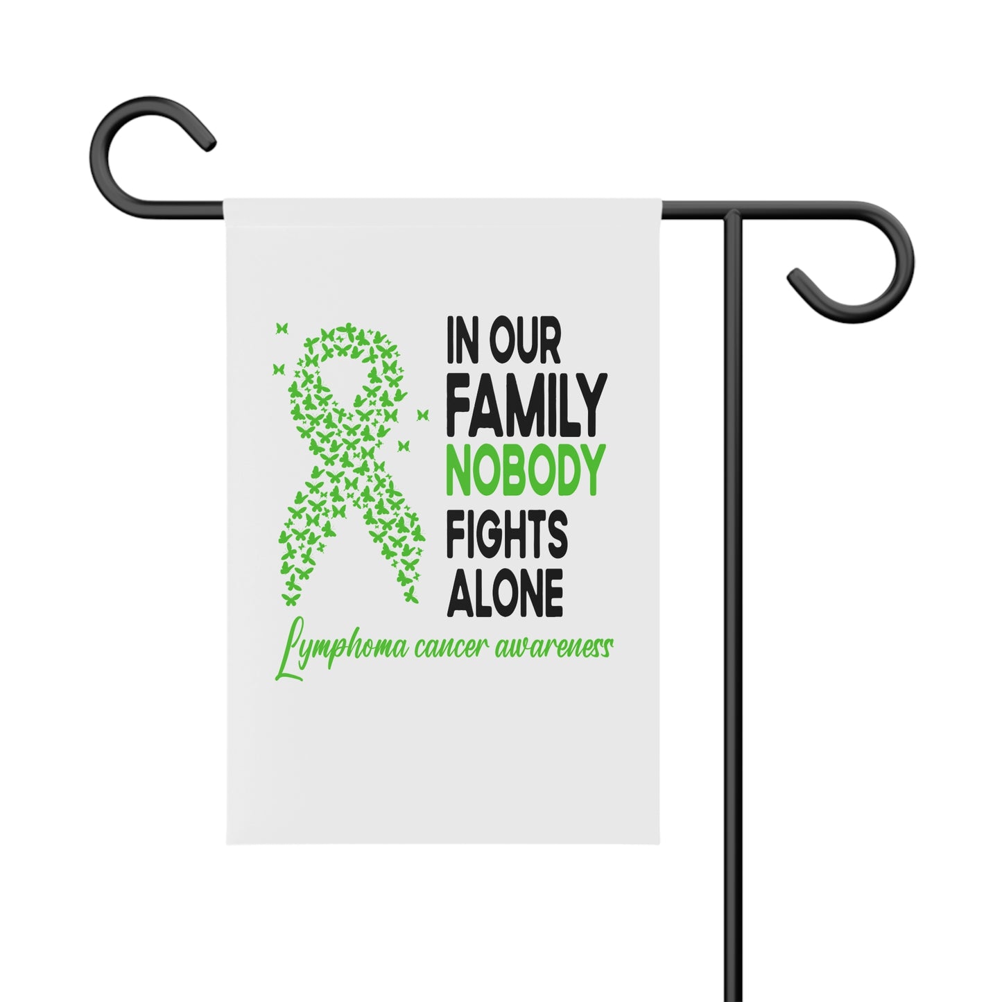 Lymphoma Awareness Garden Banner, Family Support Yard Flag, Cancer Awareness Decoration, Hope & Strength Garden Sign, Green Ribbon [...]
