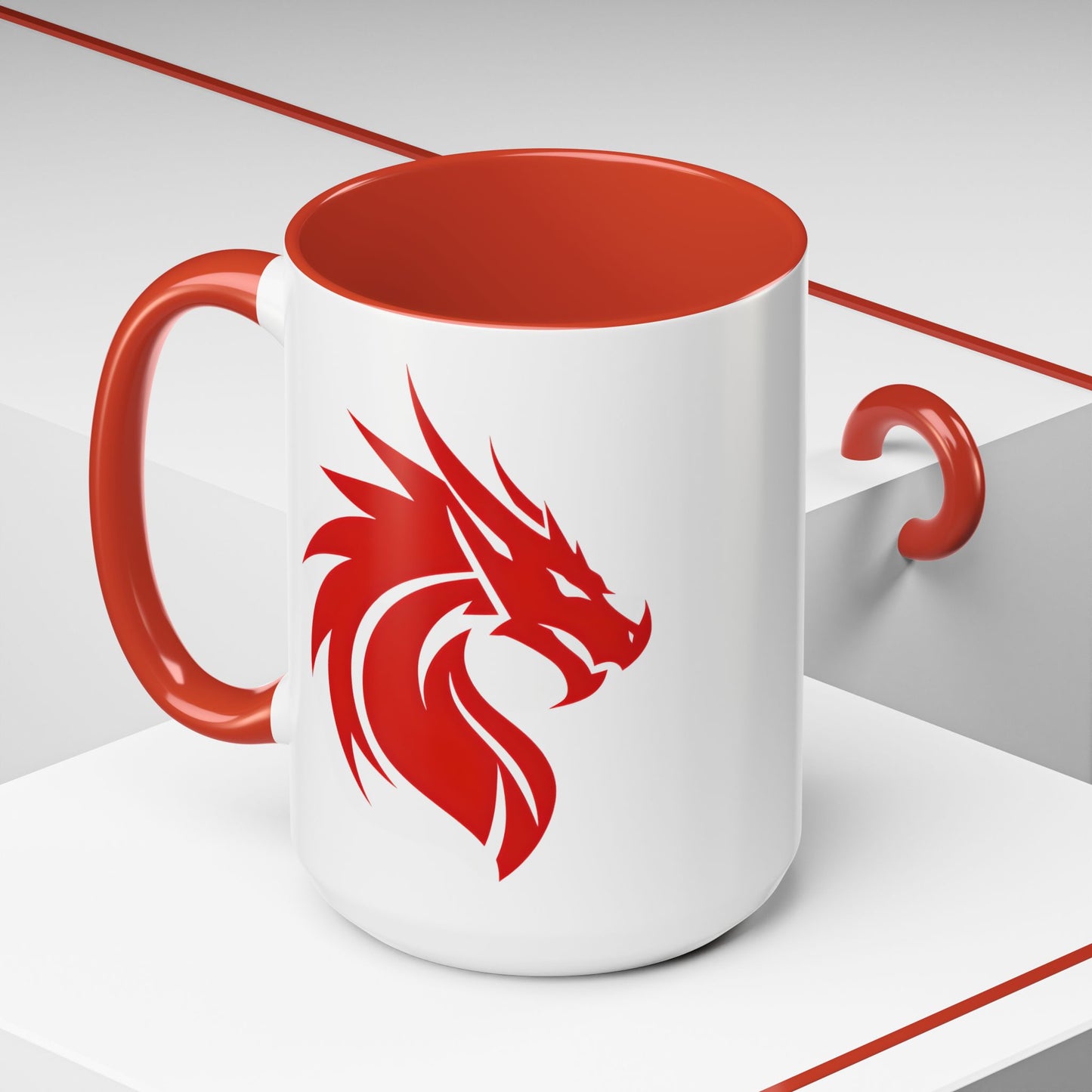Majestic Dragon Accent Coffee Mug - 15oz