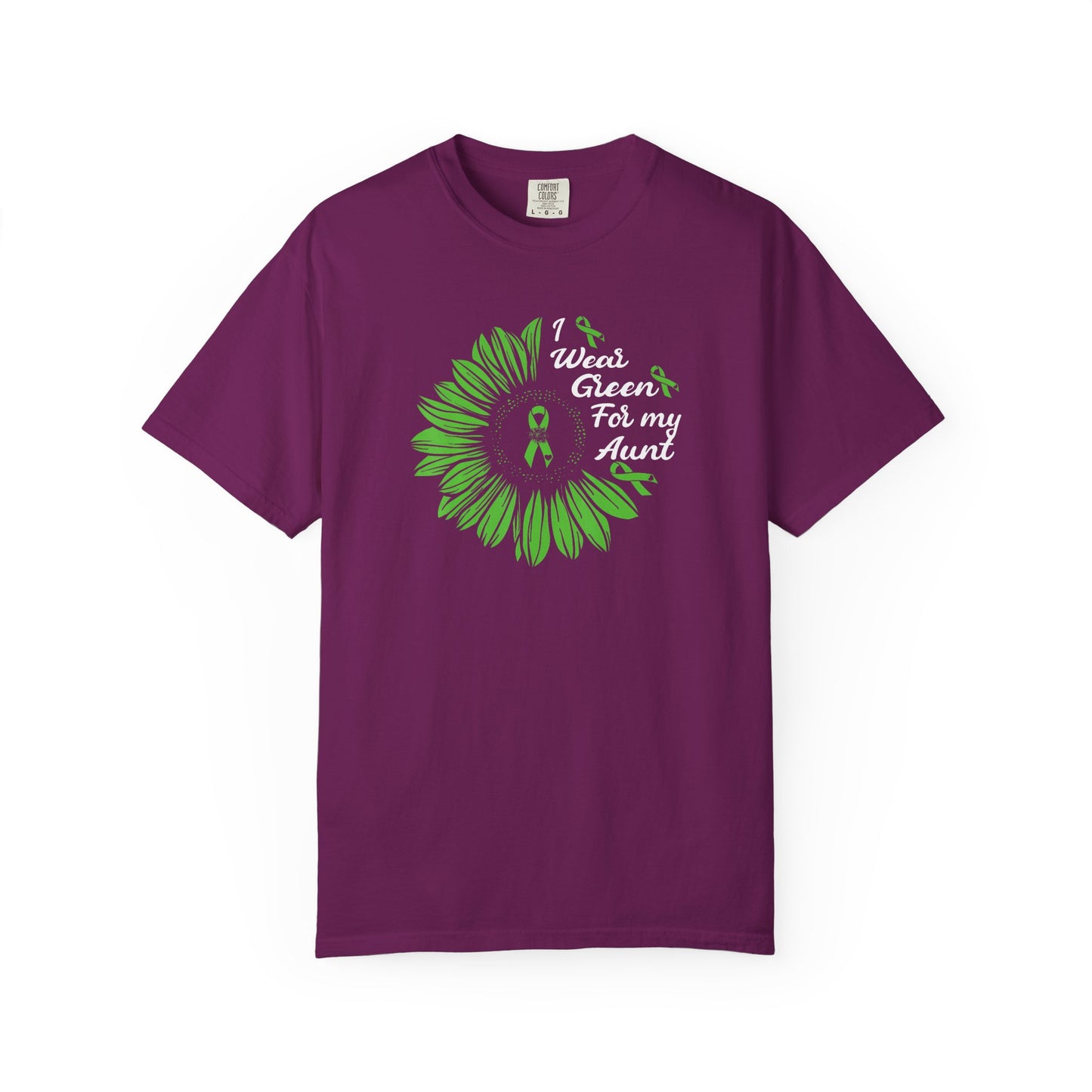 Unisex Garment-Dyed T-shirt for Aunts | I Wore Green For My Aunt | Gifts for Aunts, Family Reunion, Birthday Tee, Unique Aunt Shirt, [...]