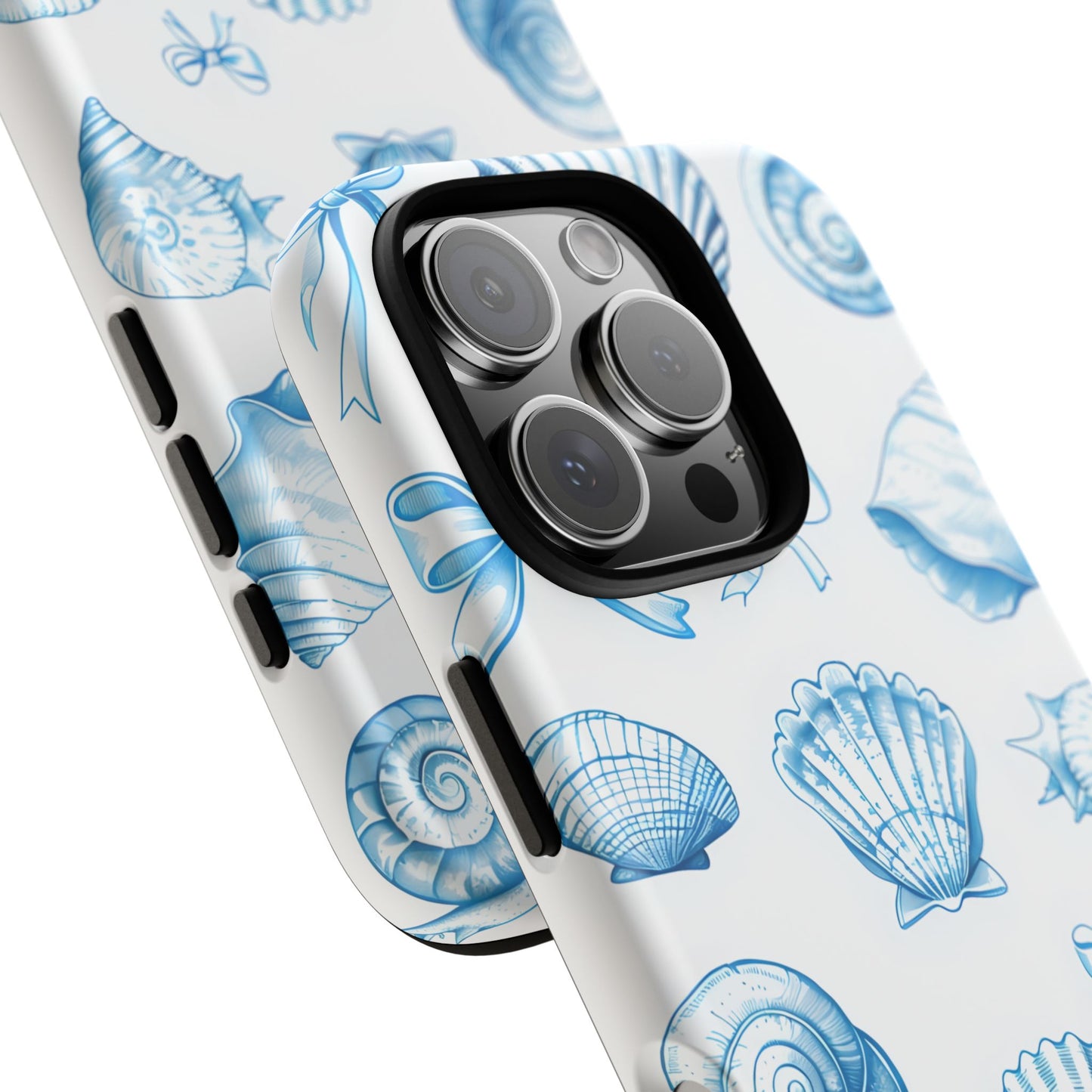 Coquette-Coastal Ocean-Themed Phone Case - Seashell and Starfish Design