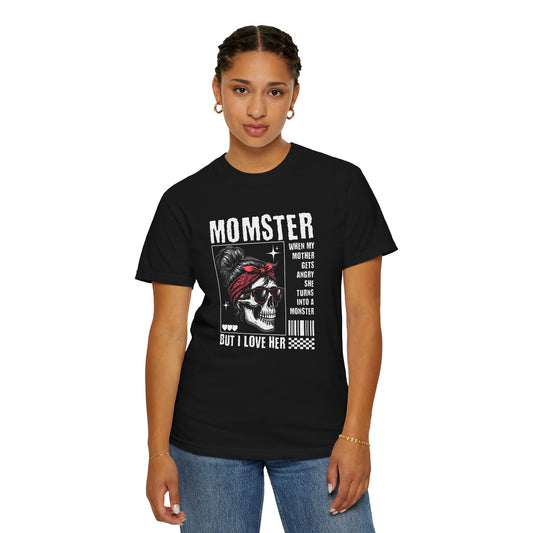 Momster Humor Unisex Garment-Dyed T-shirt for Moms