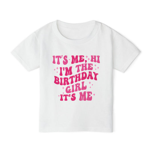 MADI (6) Birthday Girl Toddler T-Shirt - Personalized for Ages 6