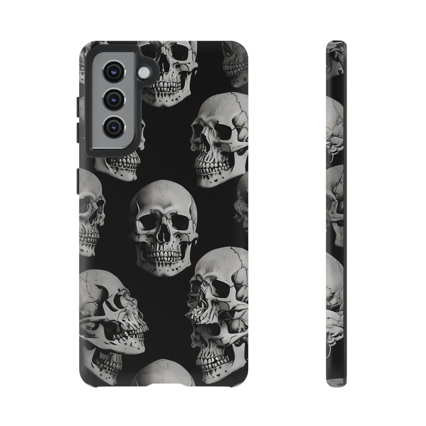 Skull Print Phone Case - Tough Cases for Bold Style