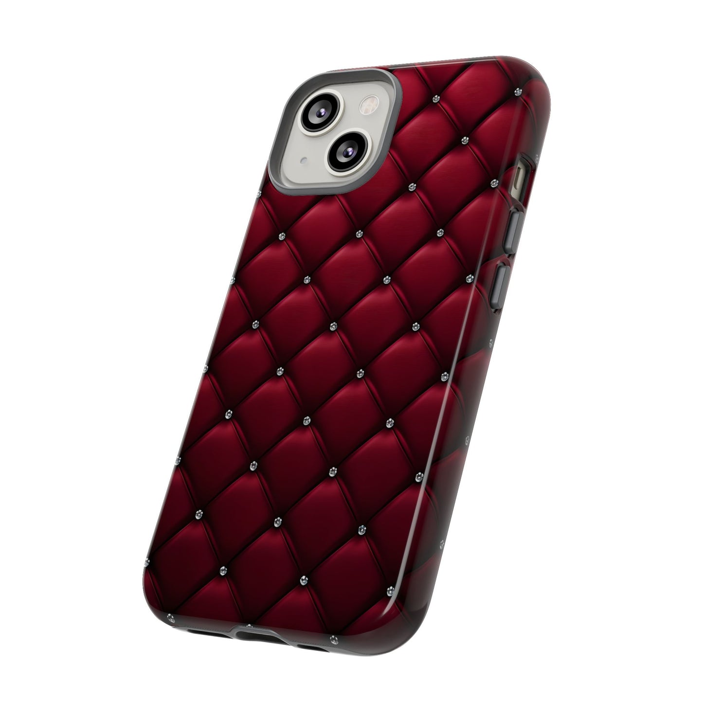 Luxurious Red Leather Phone Case – Stylish Protection for Your Device
