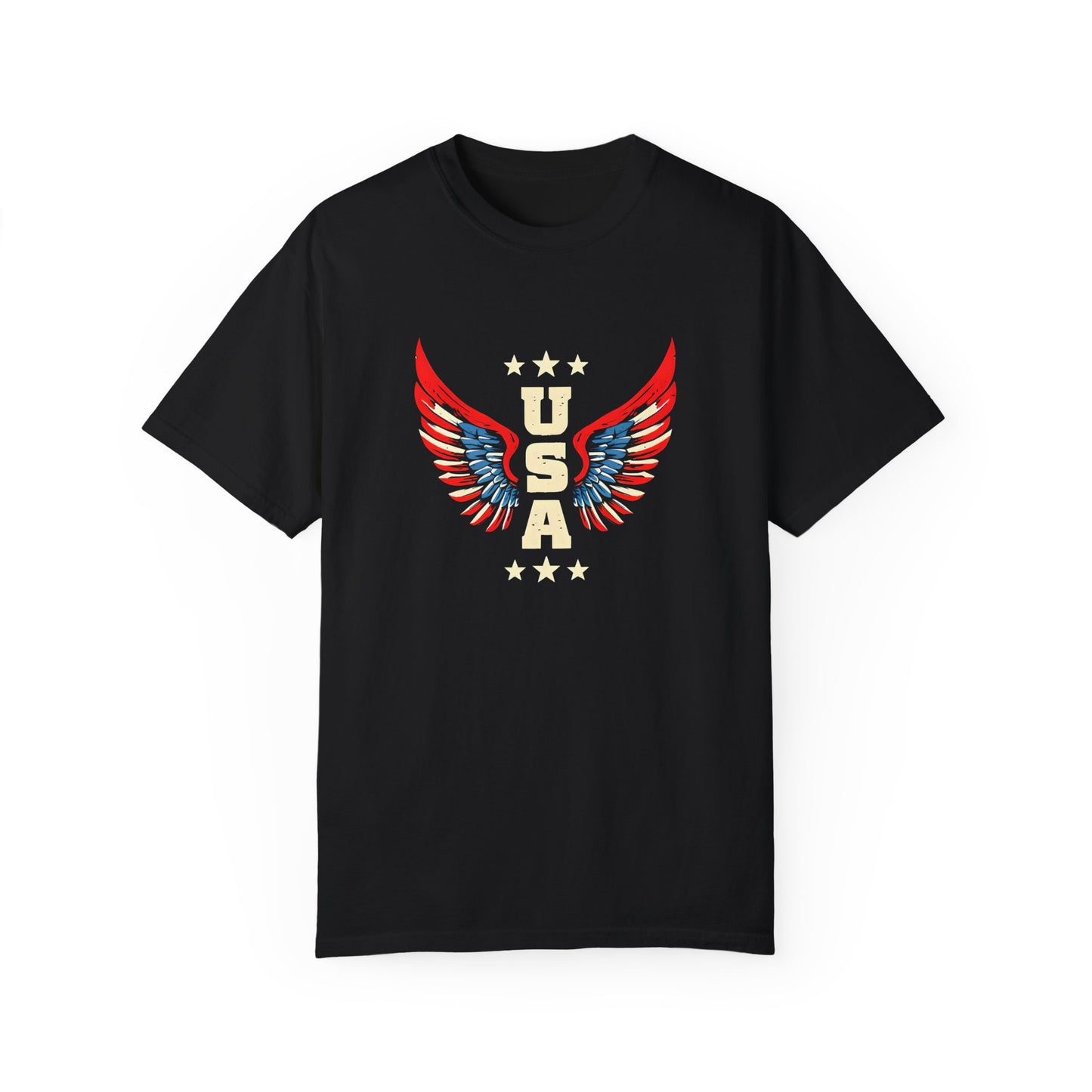 Patriotic Eagle Wings T-Shirt for USA Lovers
