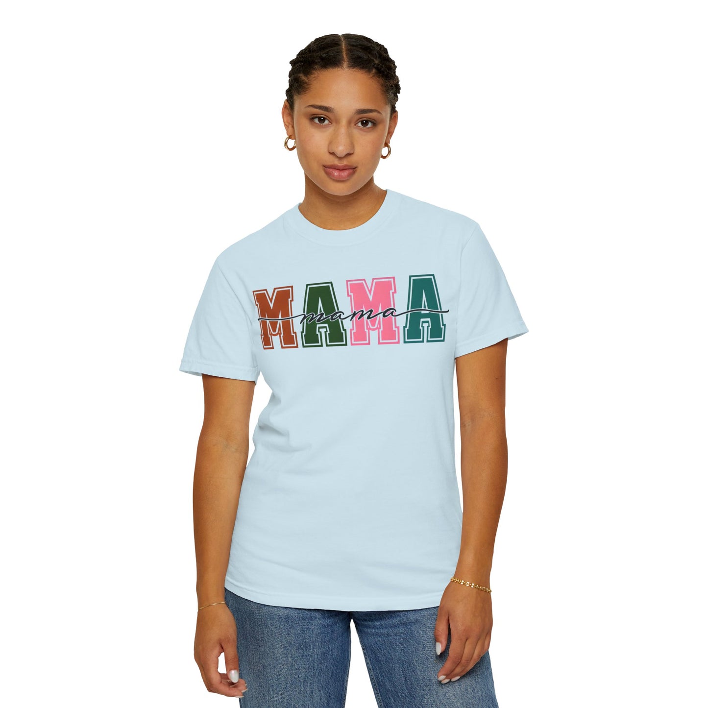 Mama Graphic Unisex Garment-Dyed T-Shirt - Perfect Gift for Moms