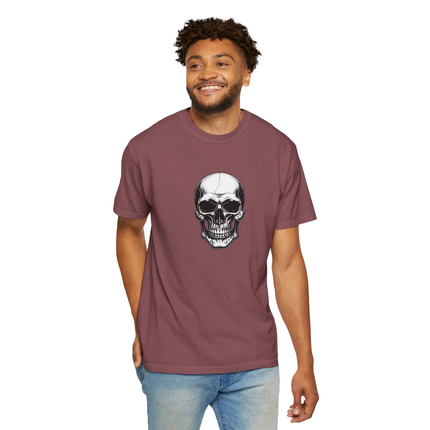 Skull Graphic Unisex T-Shirt - Edgy Fashion Statement