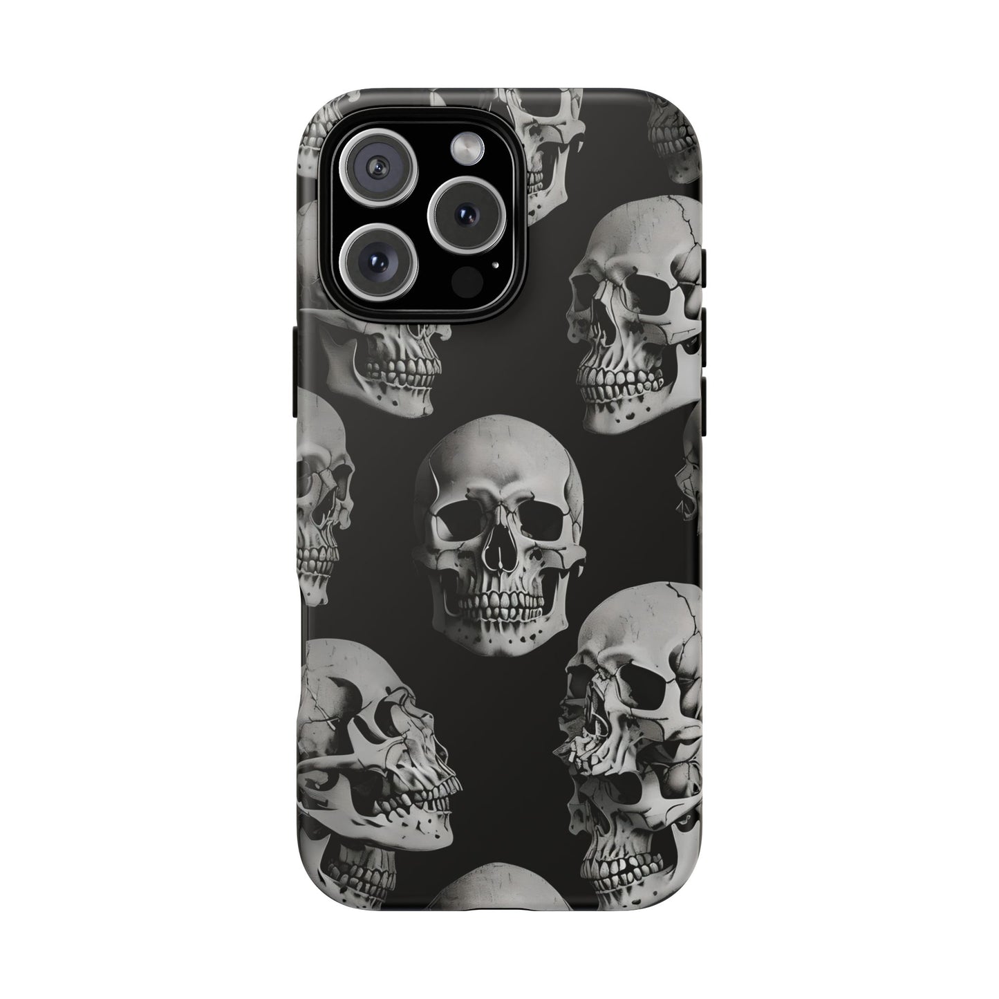 Skull Print Phone Case - Tough Cases for Bold Style