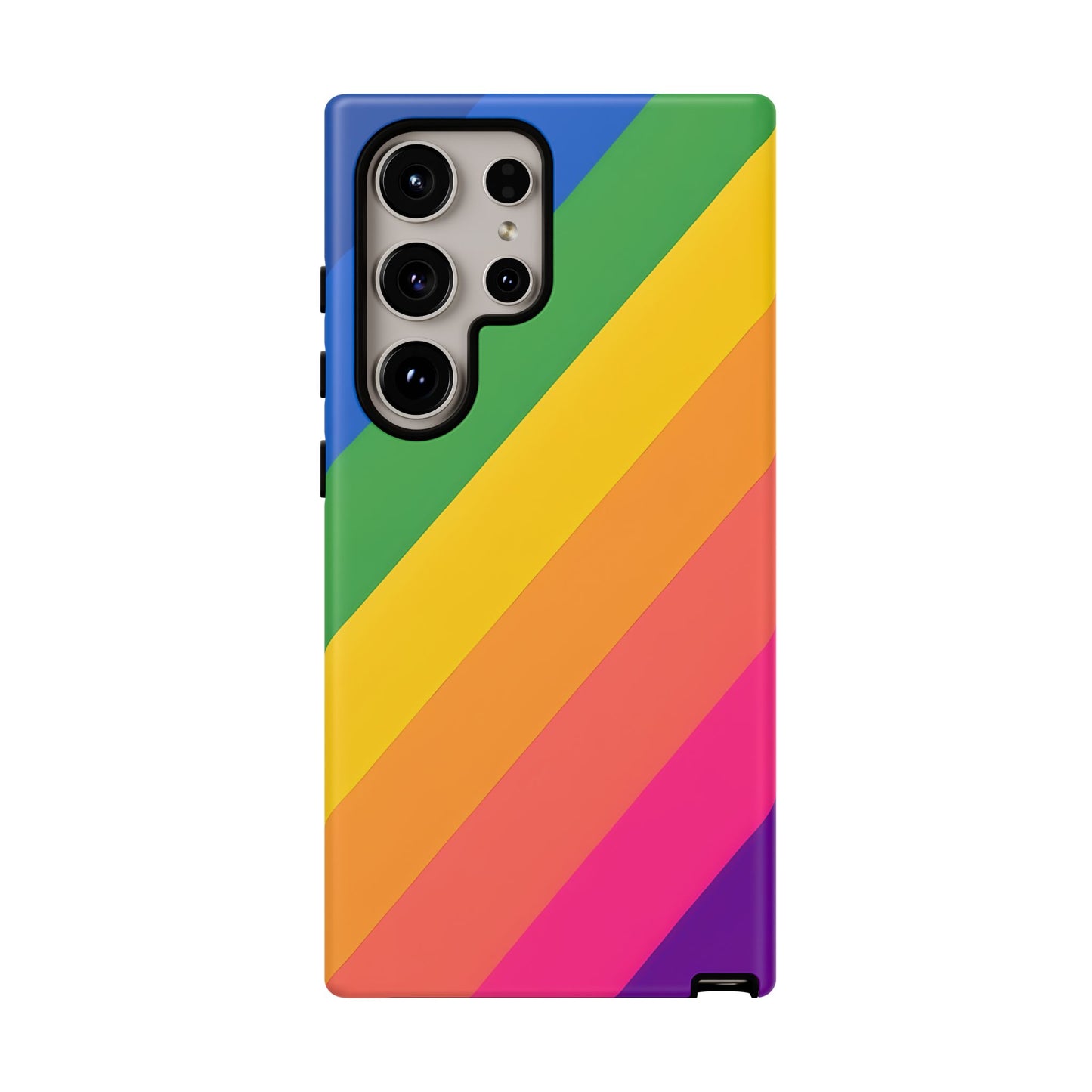 Vibrant Rainbow Phone Case - Tough & Stylish