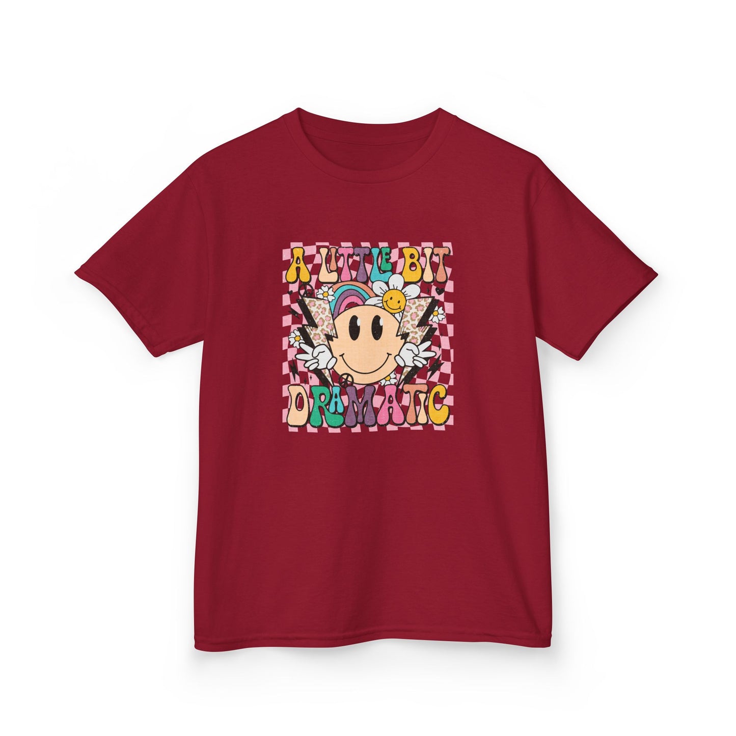 Kids 'A Little Bit Dramatic' Tee - Fun Cotton T-Shirt for Playful Kids