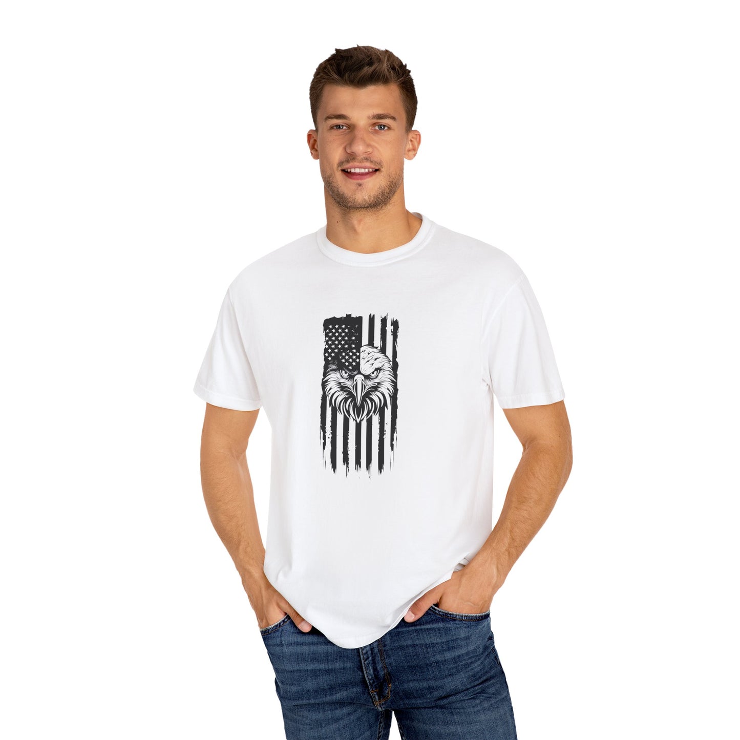 Patriotic Lion Graphic Unisex T-Shirt - Perfect for All Occasions