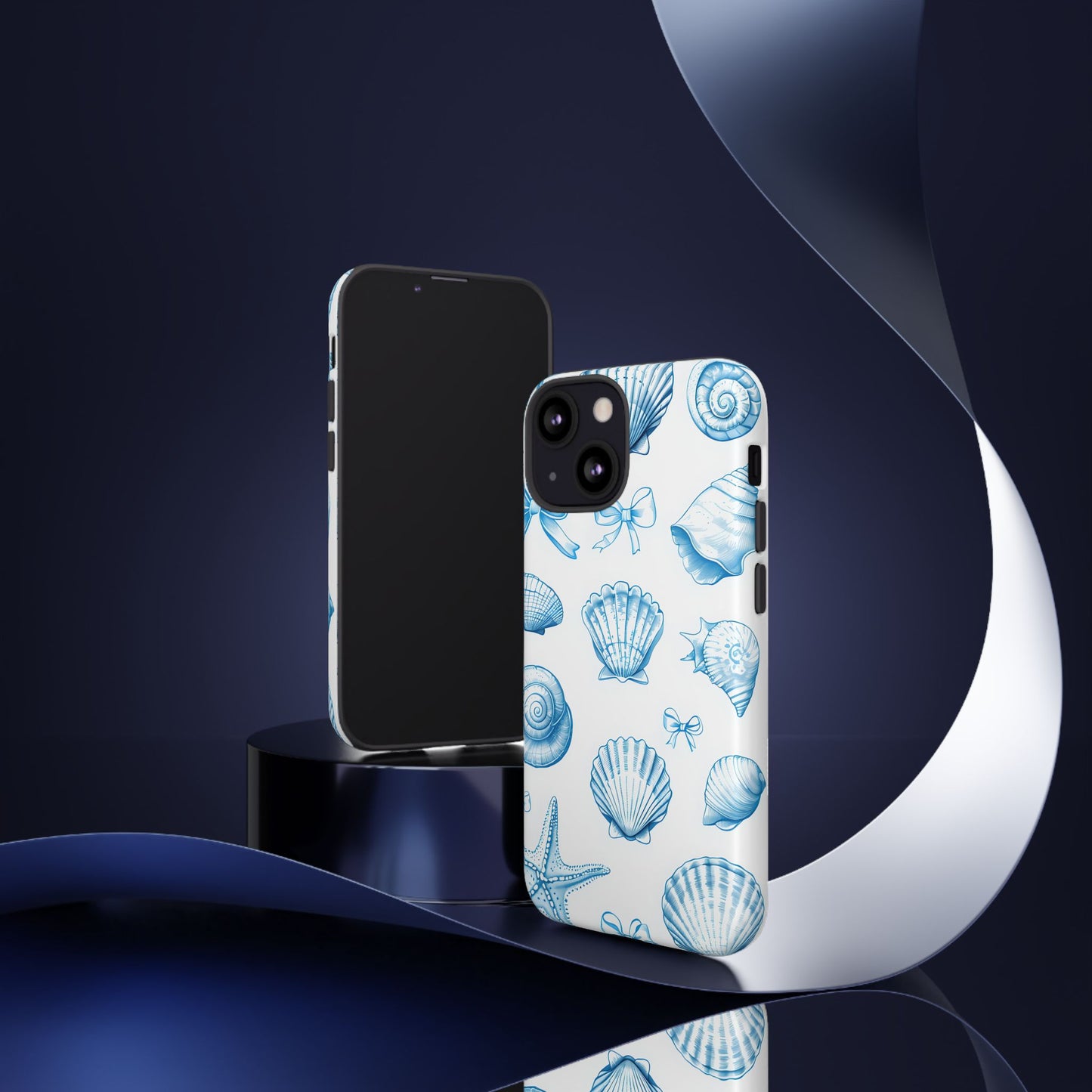 Coquette-Coastal Ocean-Themed Phone Case - Seashell and Starfish Design