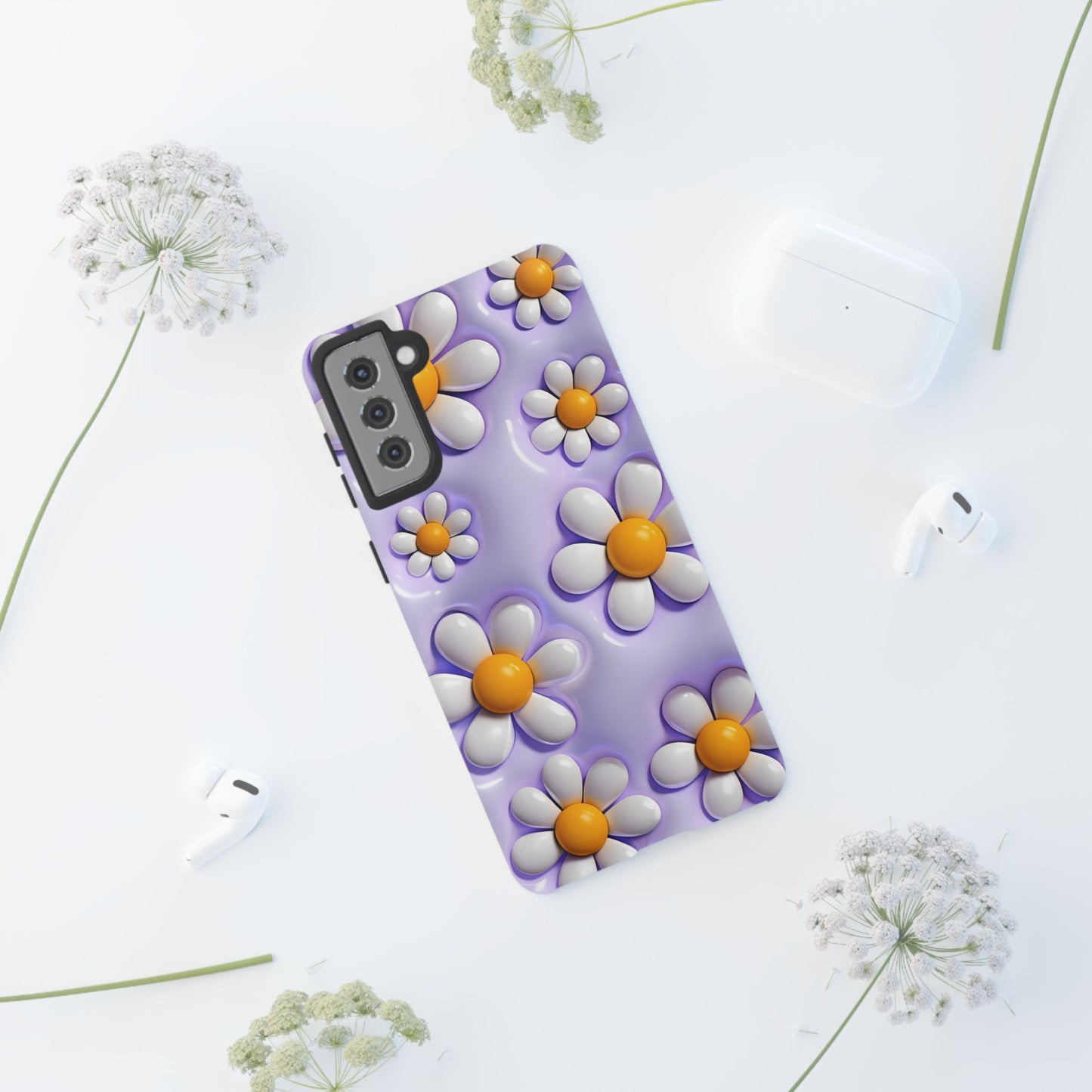 Daisy Floral Phone Case - Tough Cases for Flower Power Vibes
