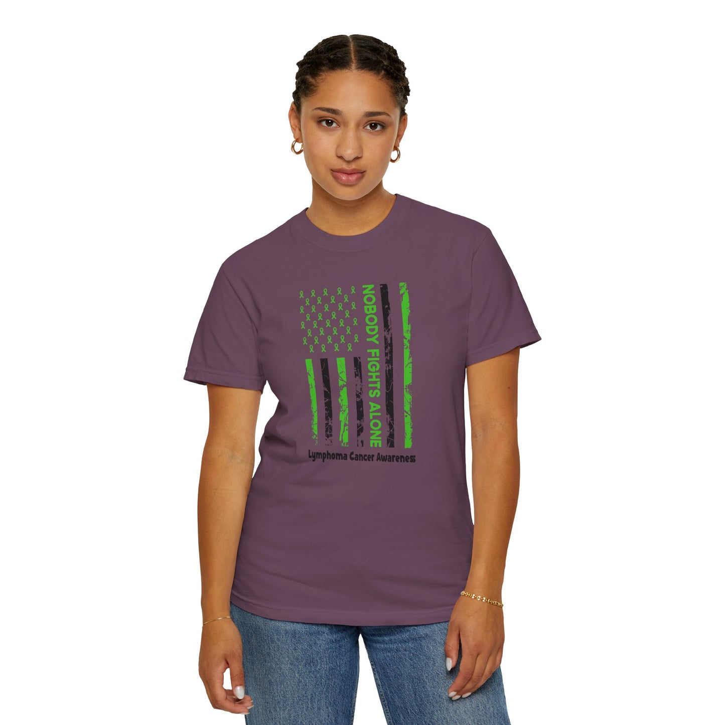 Lymphoma Awareness T-Shirt, Unisex Tee, Cancer Support Shirt, Fight Together Apparel, Inspirational Gift, Everyday Casual Wear