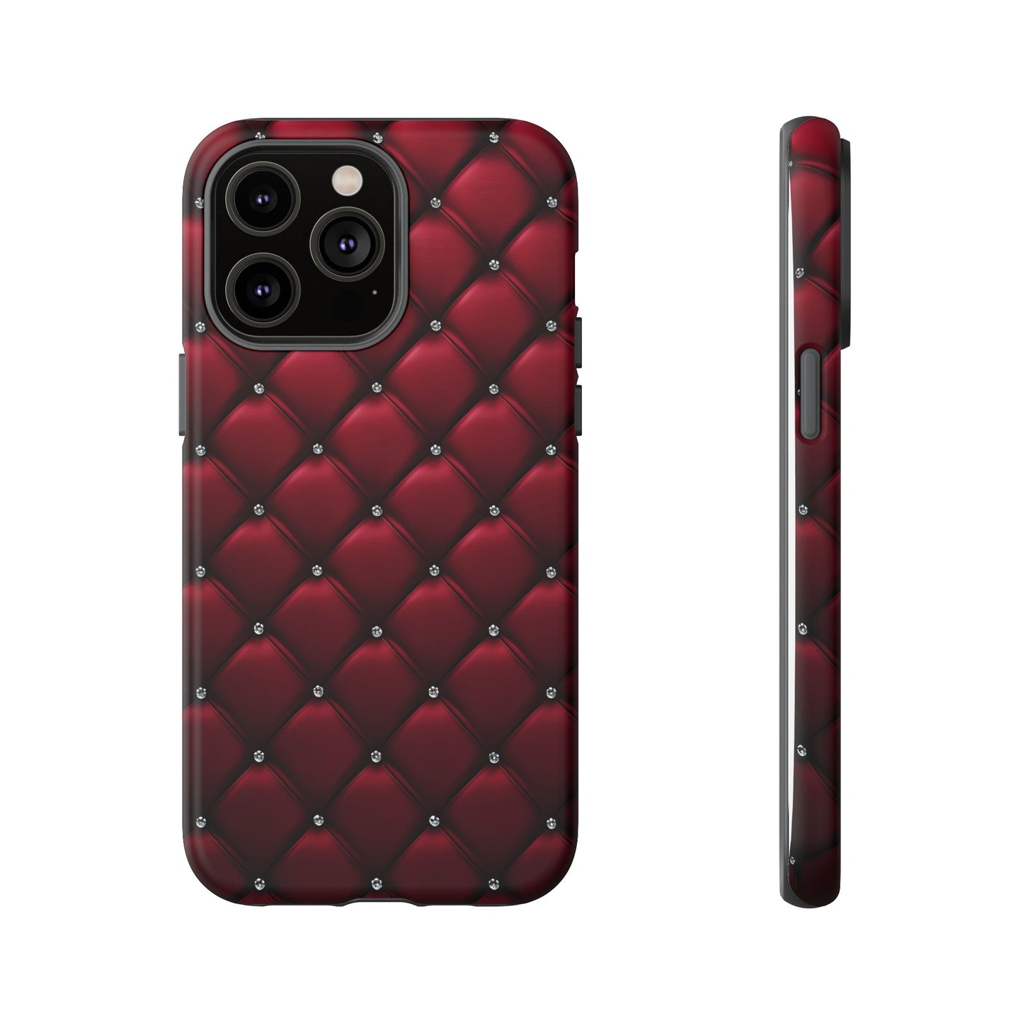 Luxurious Red Leather Phone Case – Stylish Protection for Your Device