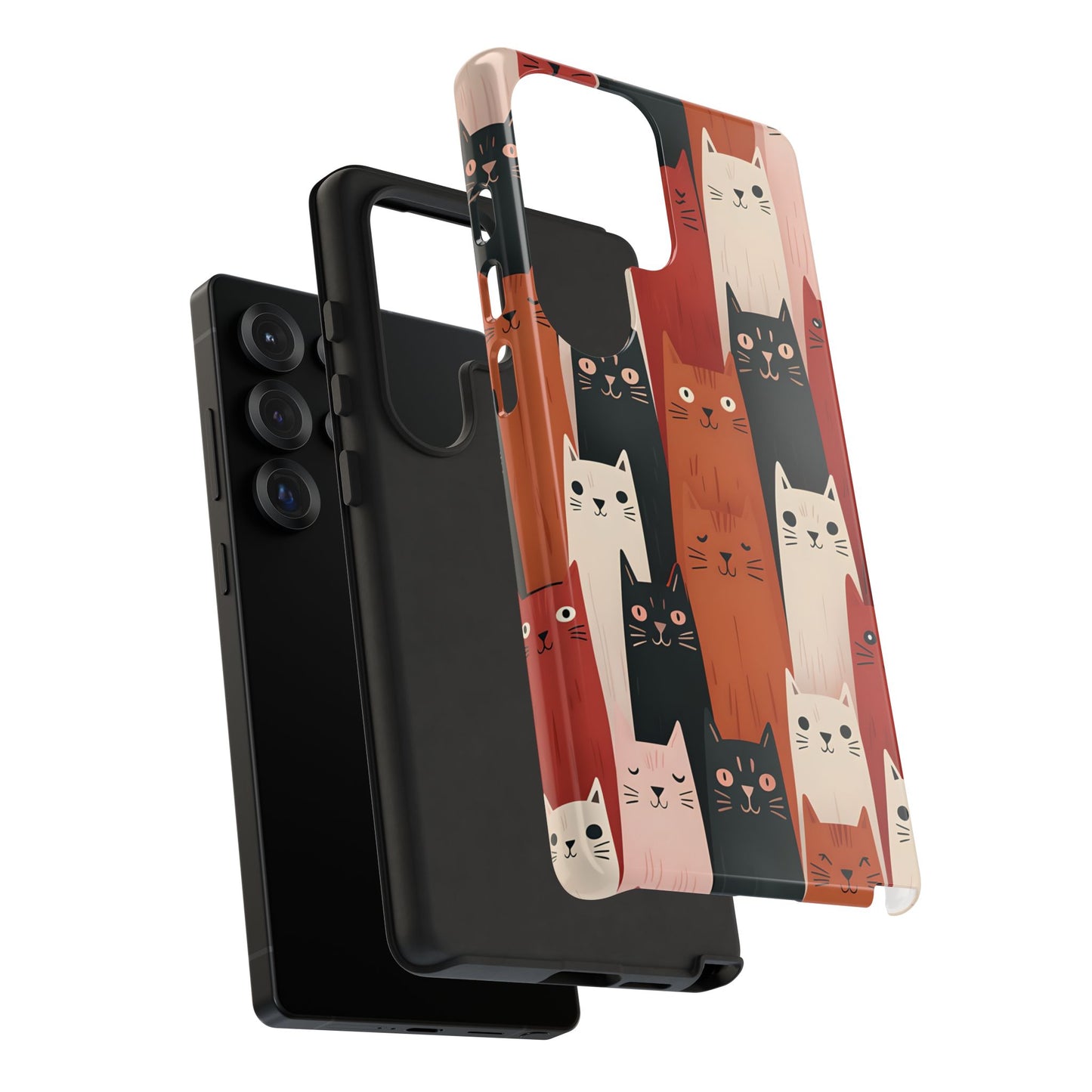 Playful Cat Phone Case - Tough & Stylish Purrfect for Cat Lovers