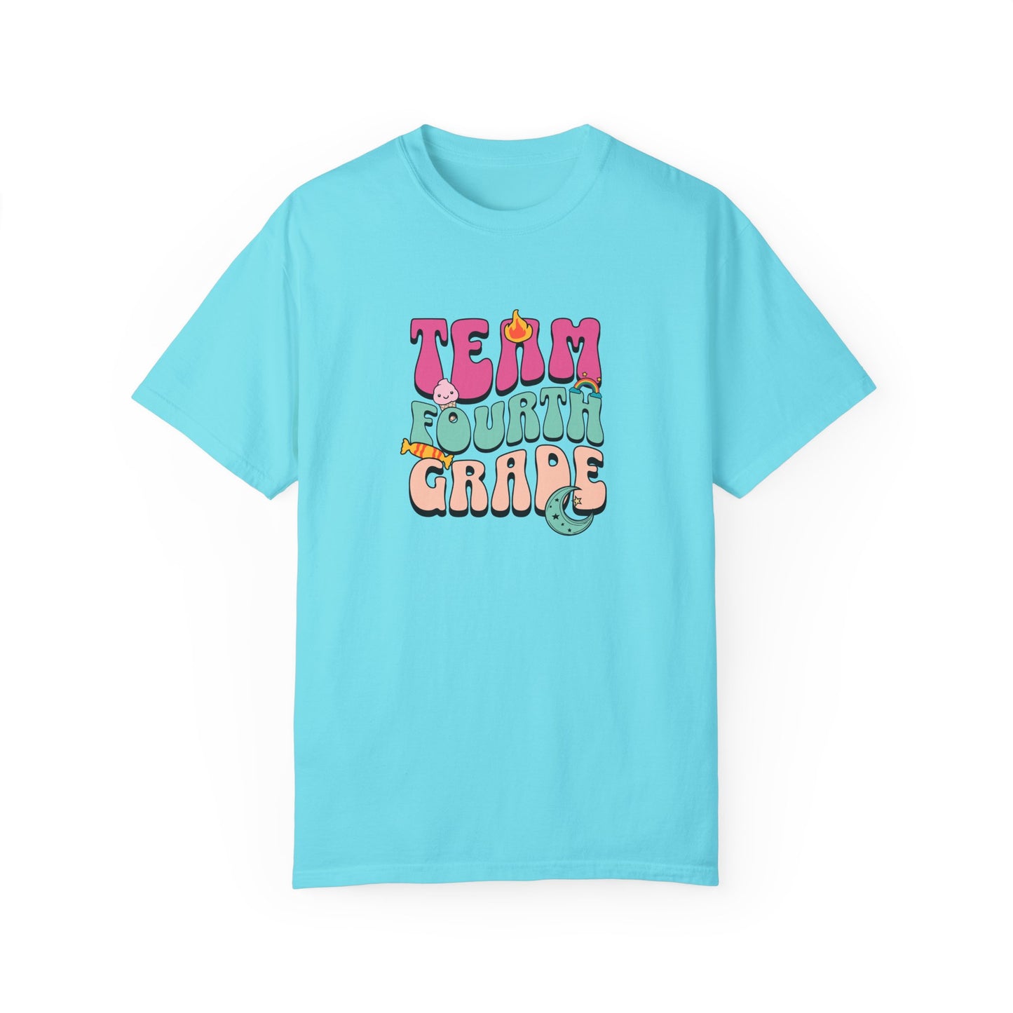 PERSONALIZED! Team Fourth Grade T-Shirt | Unisex Garment-Dyed Tee for Kids
