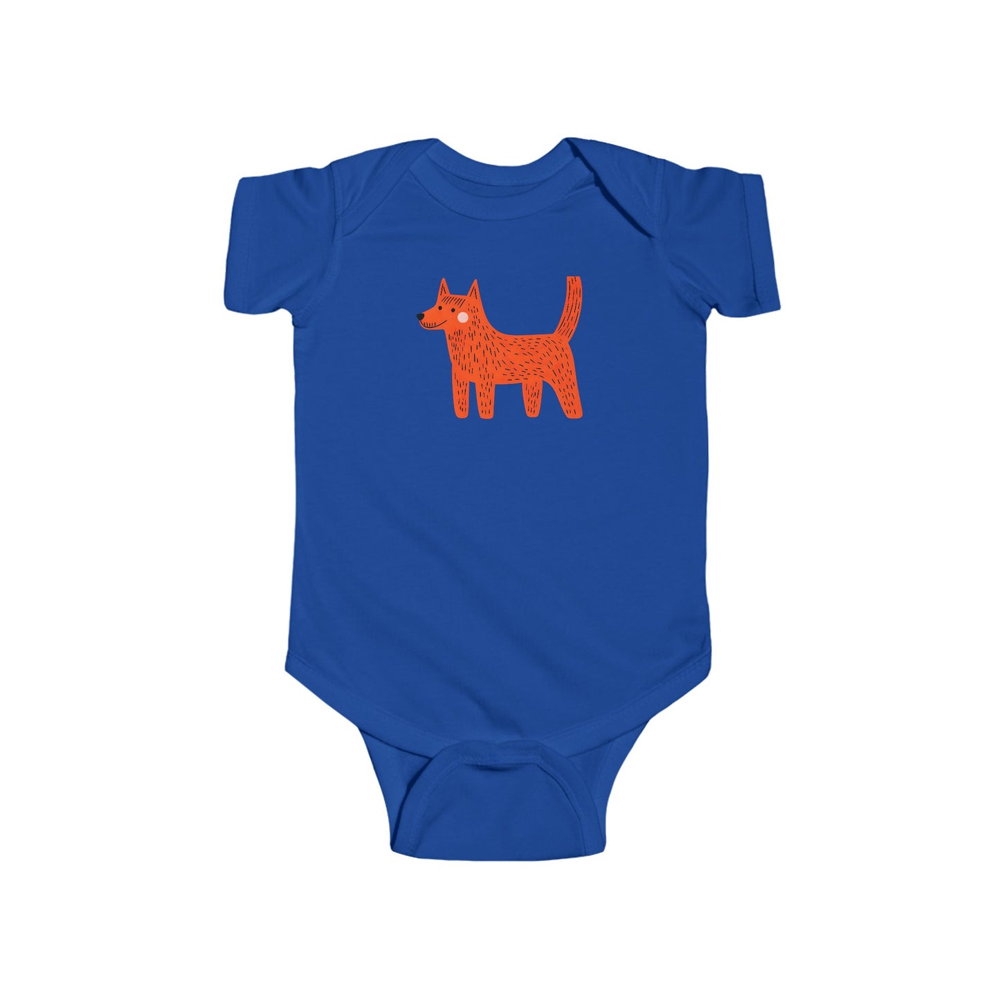 Cute Dog Graphic Infant Bodysuit - Playful Outfit for Babies