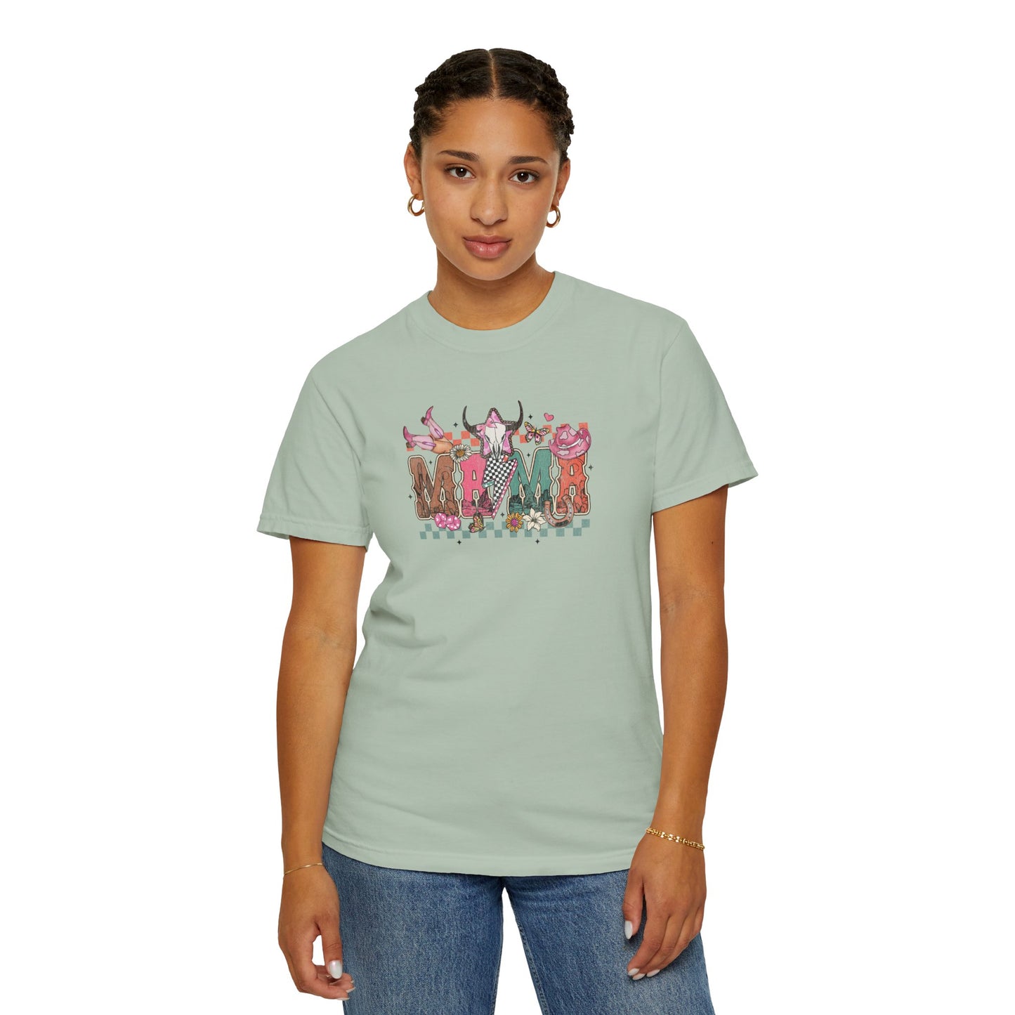 Whimsical Animal Print Unisex Garment-Dyed T-shirt | Fun Casual Tee