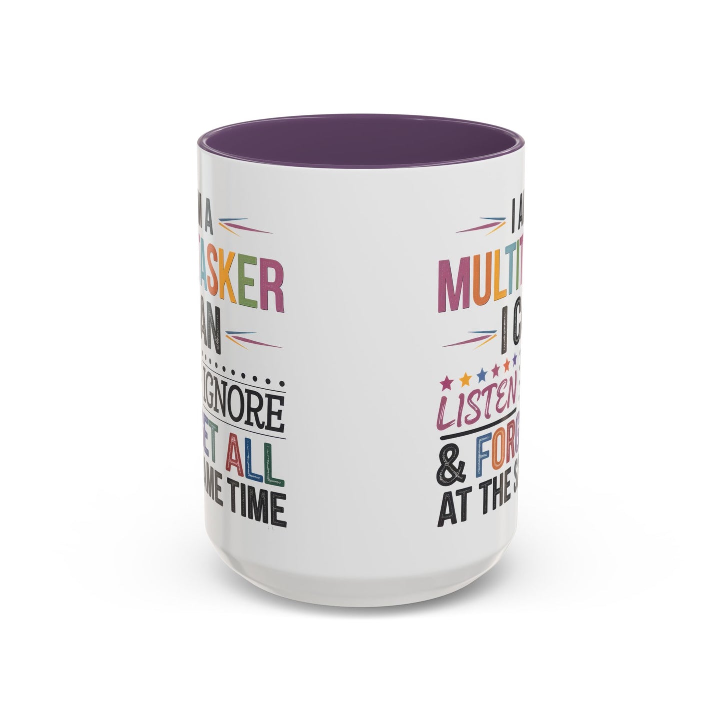 Multitasker Coffee 15oz Mug - Fun Accent Mug for Busy Beverages