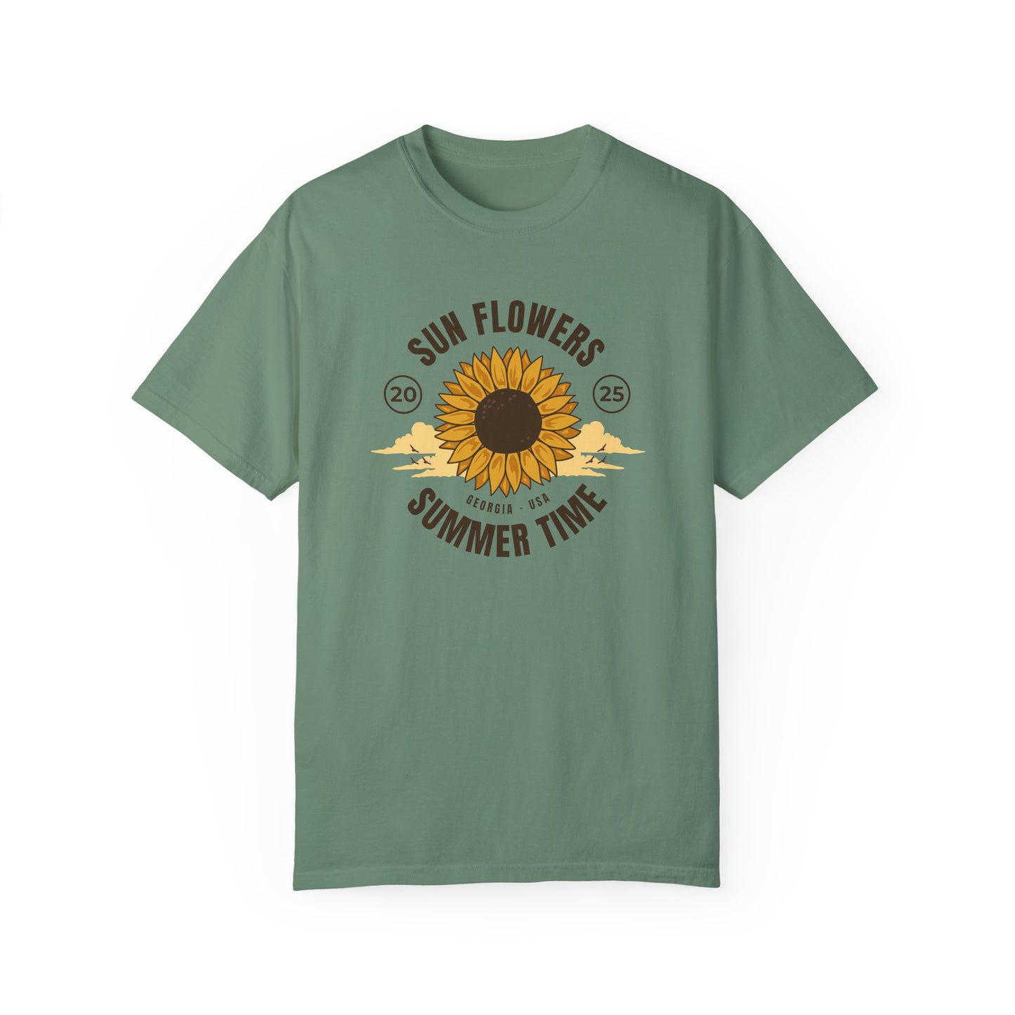 Sunflower Summer Time Unisex T-Shirt PERSONALIZED