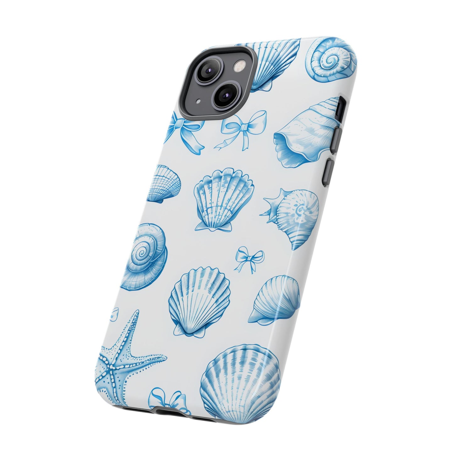 Coquette-Coastal Ocean-Themed Phone Case - Seashell and Starfish Design