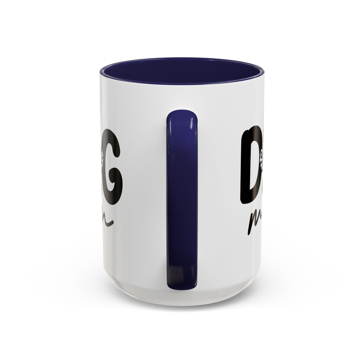 Dog Mom Accent 15oz Coffee Mug - Perfect Gift for Pet Lovers