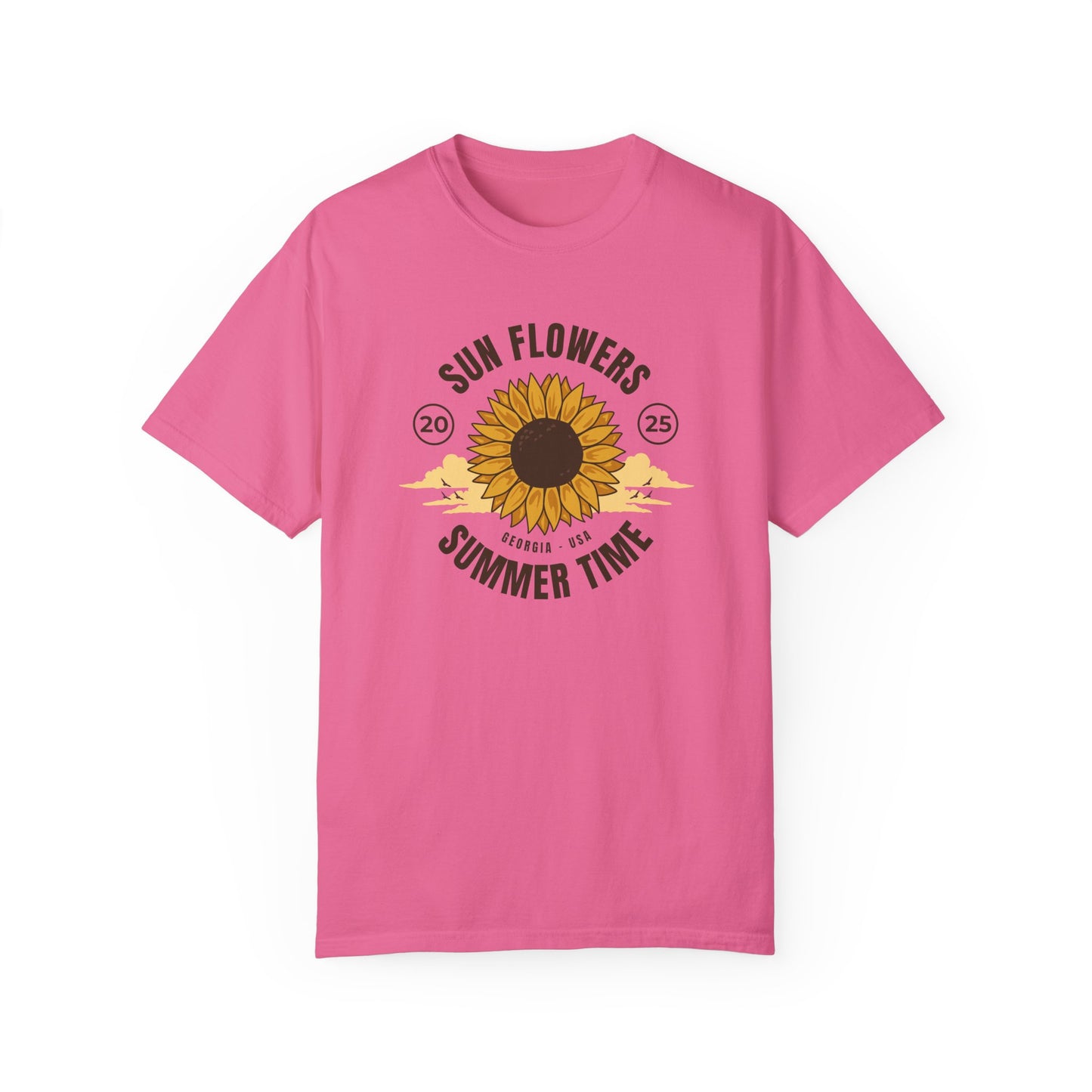 Sunflower Summer Time Unisex T-Shirt PERSONALIZED